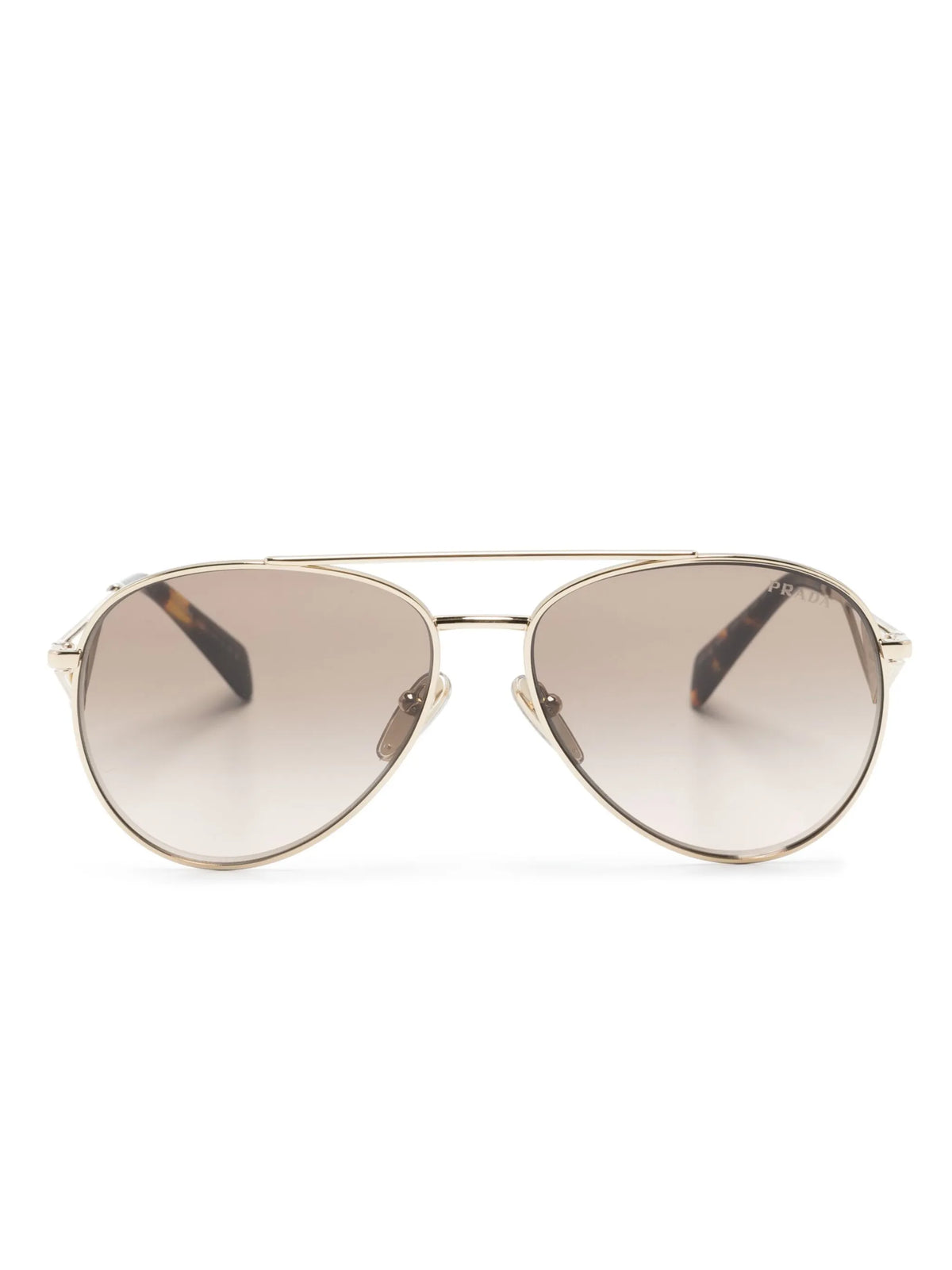 enamel-triangle pilot-frame sunglasses