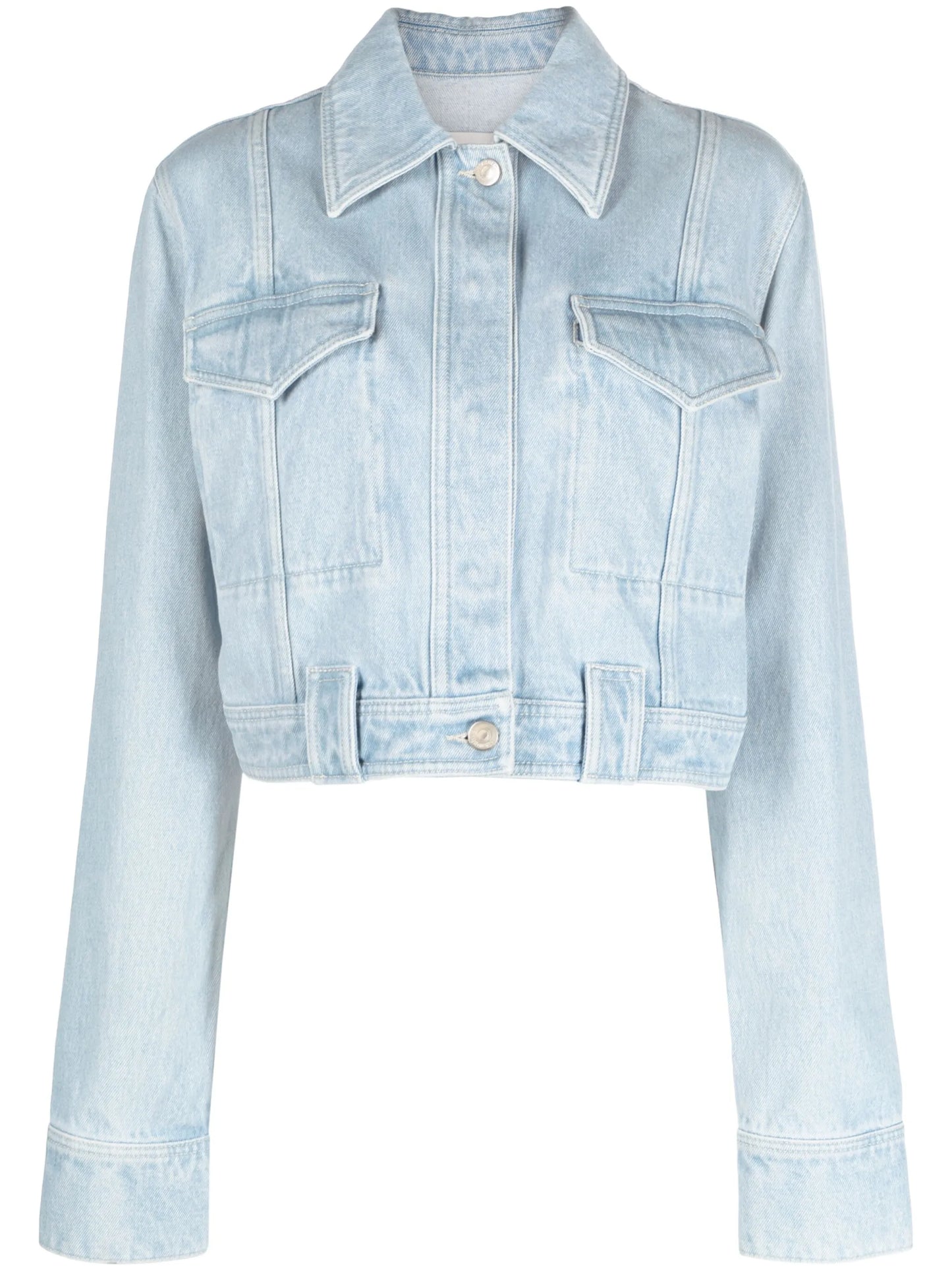 cropped denim jacket