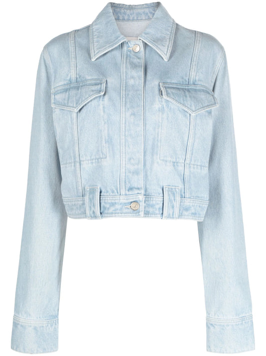 cropped denim jacket