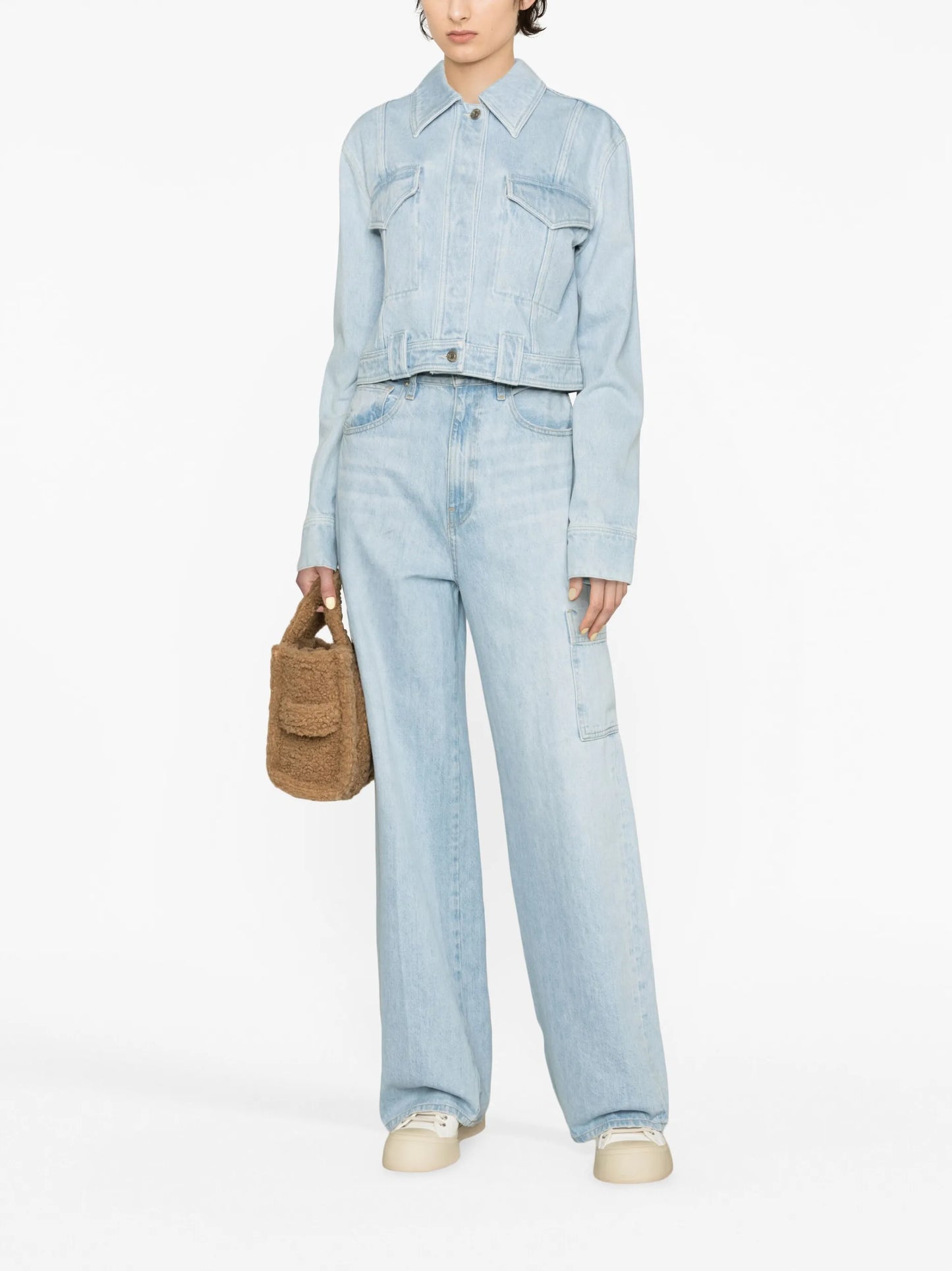 cropped denim jacket