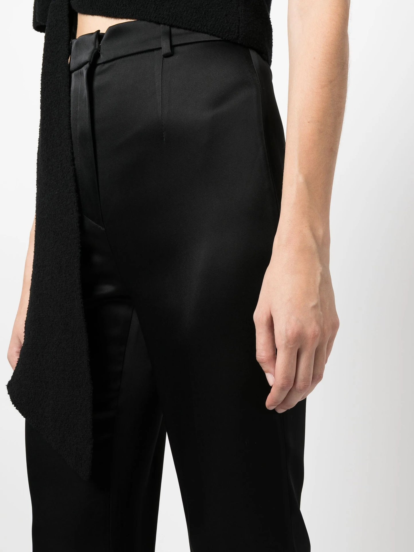 Leena flared satin trousers