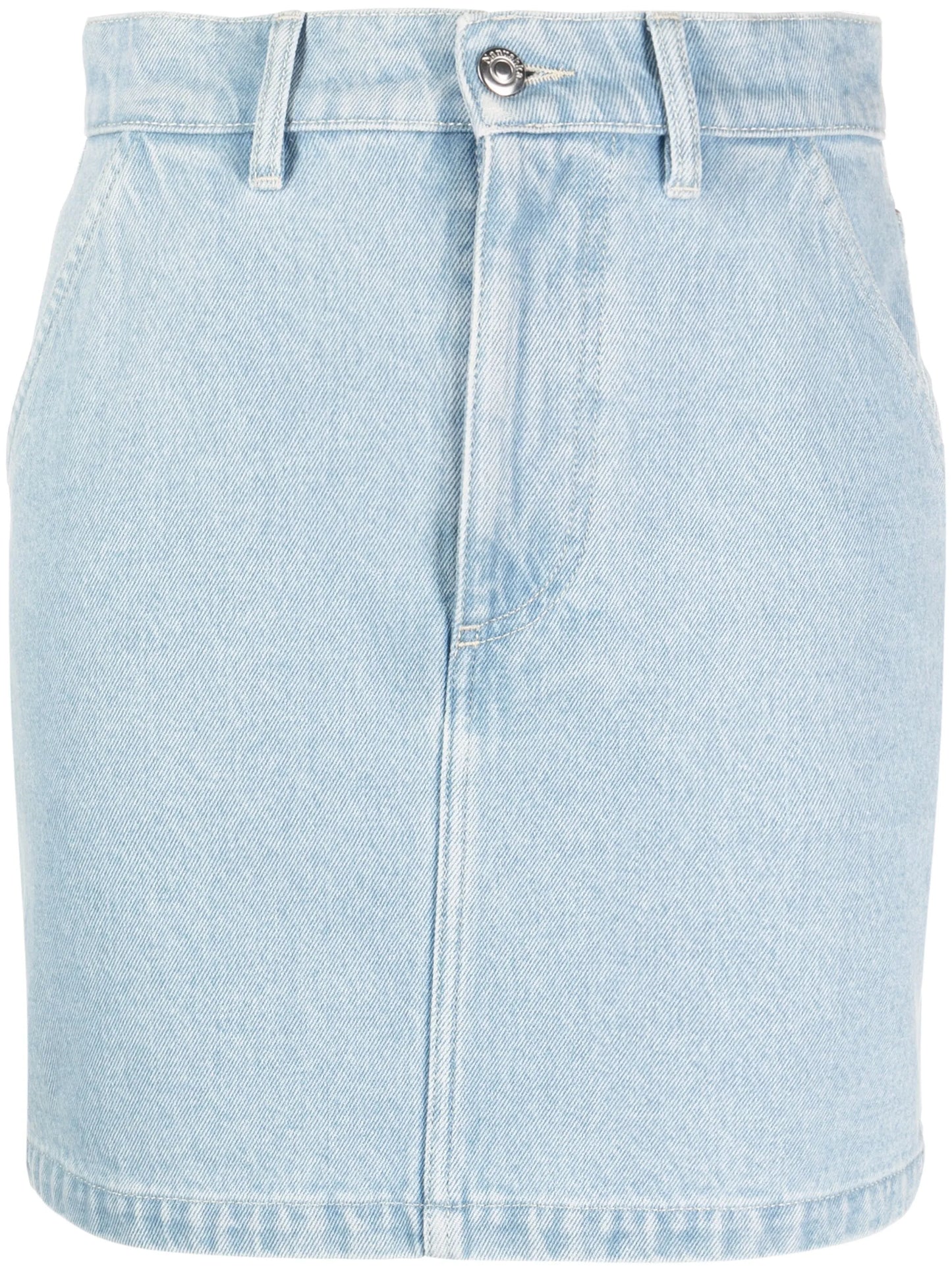 denim mini skirt