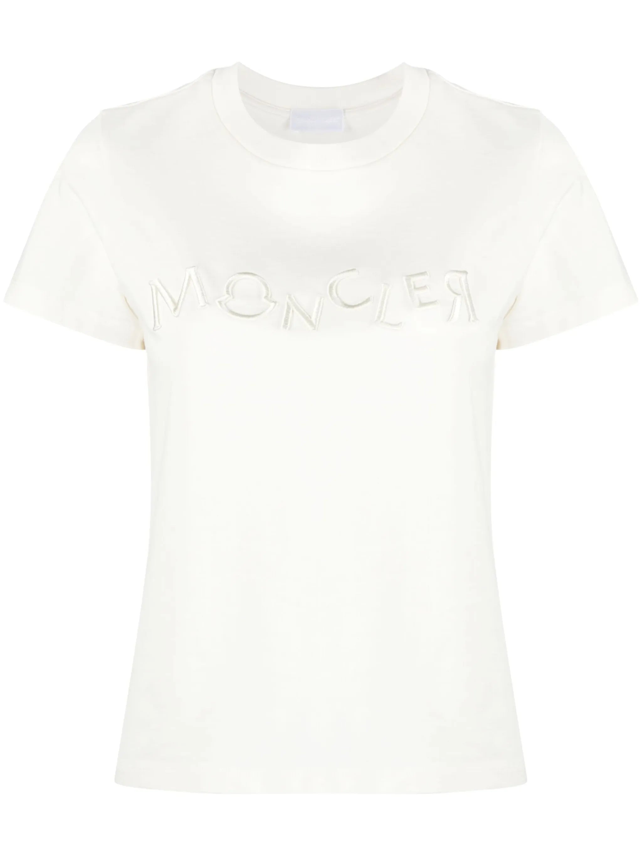 logo-embroidered cotton T-shirt