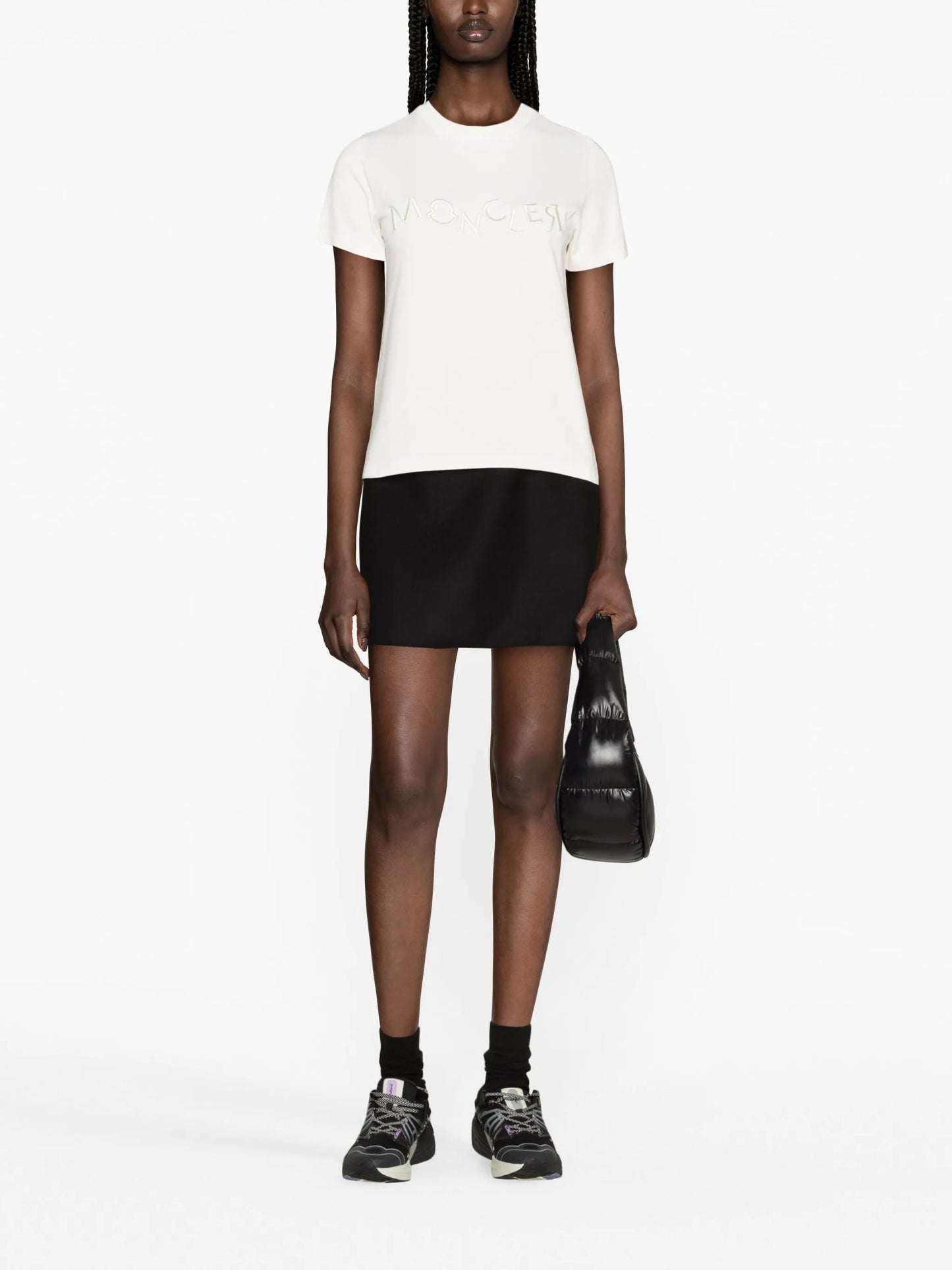 logo-embroidered cotton T-shirt