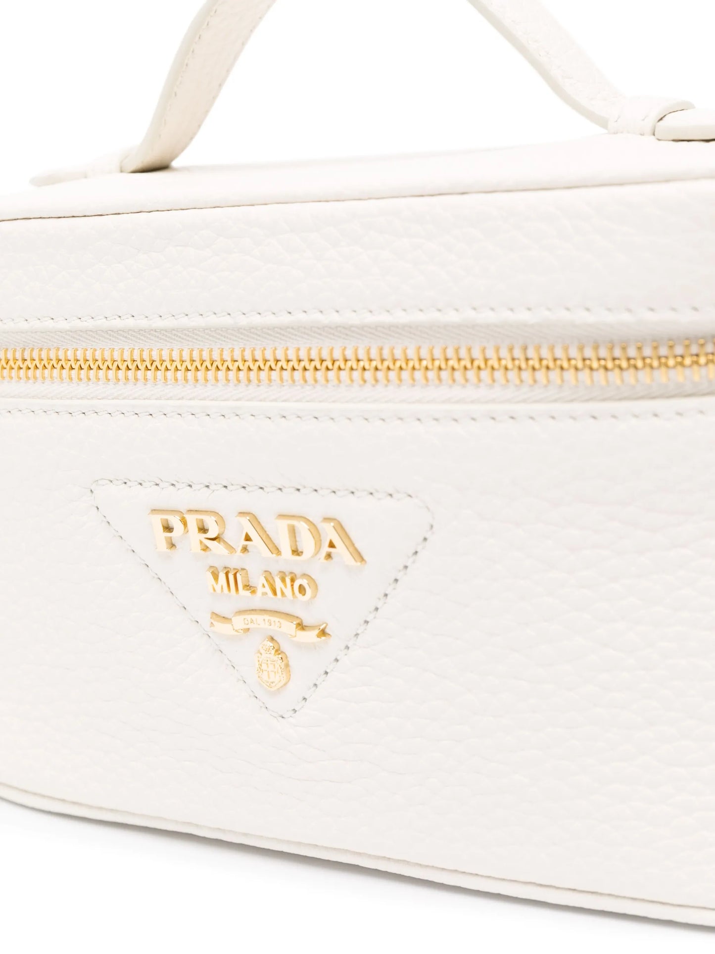 logo-plaque leather mini bag