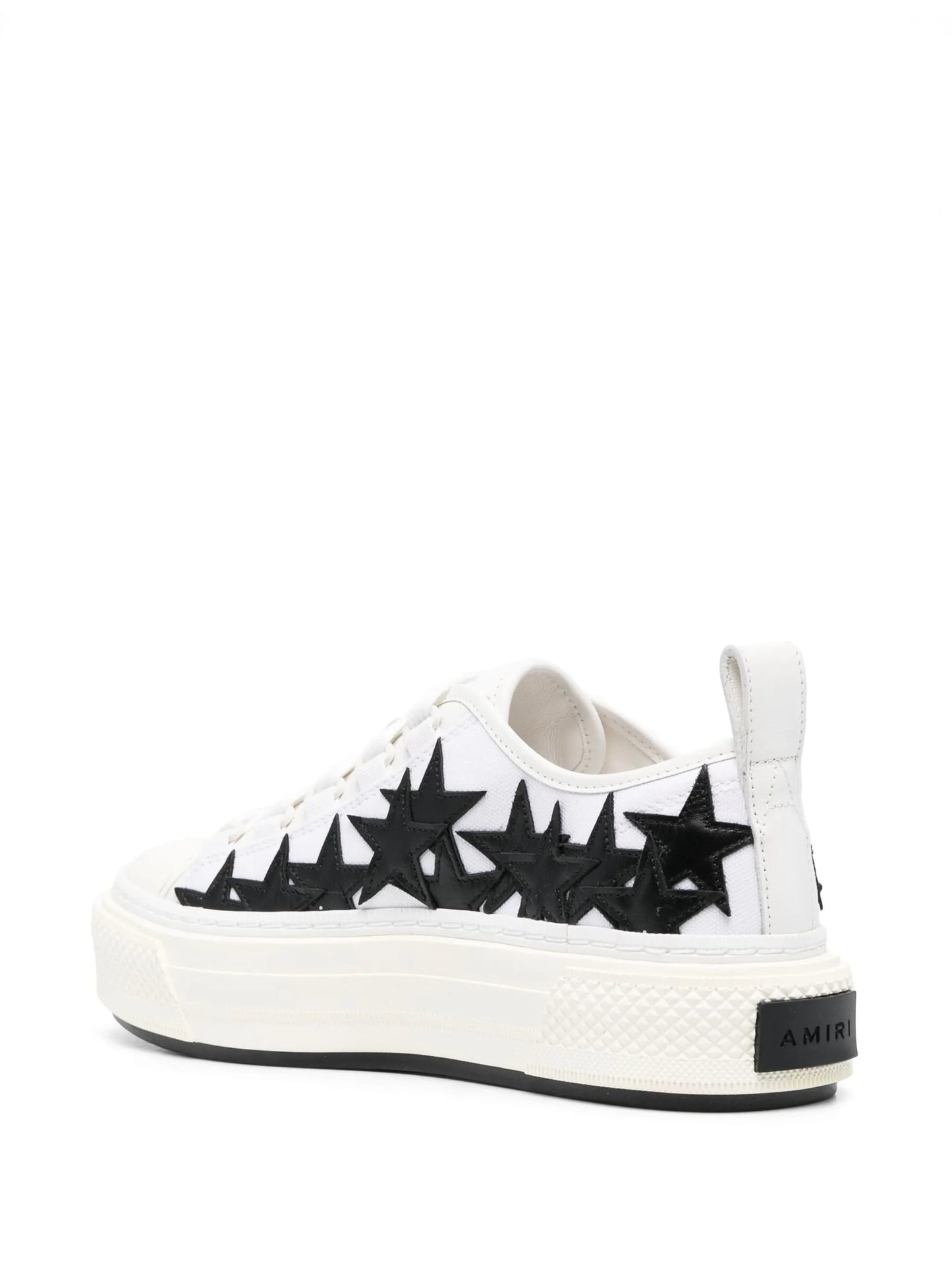 star-patch leather sneakers