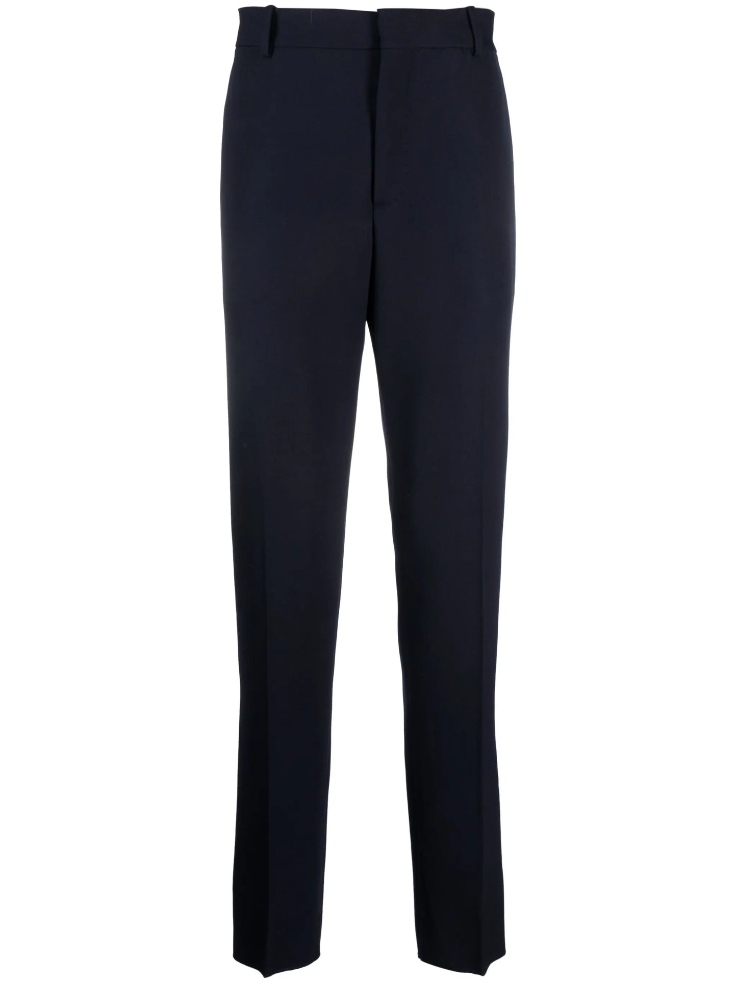 tailored straight-leg trousers