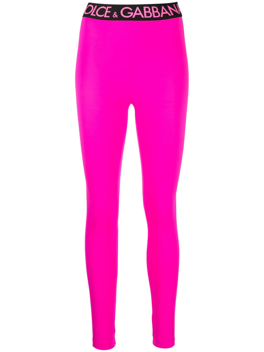 logo-waistband leggings