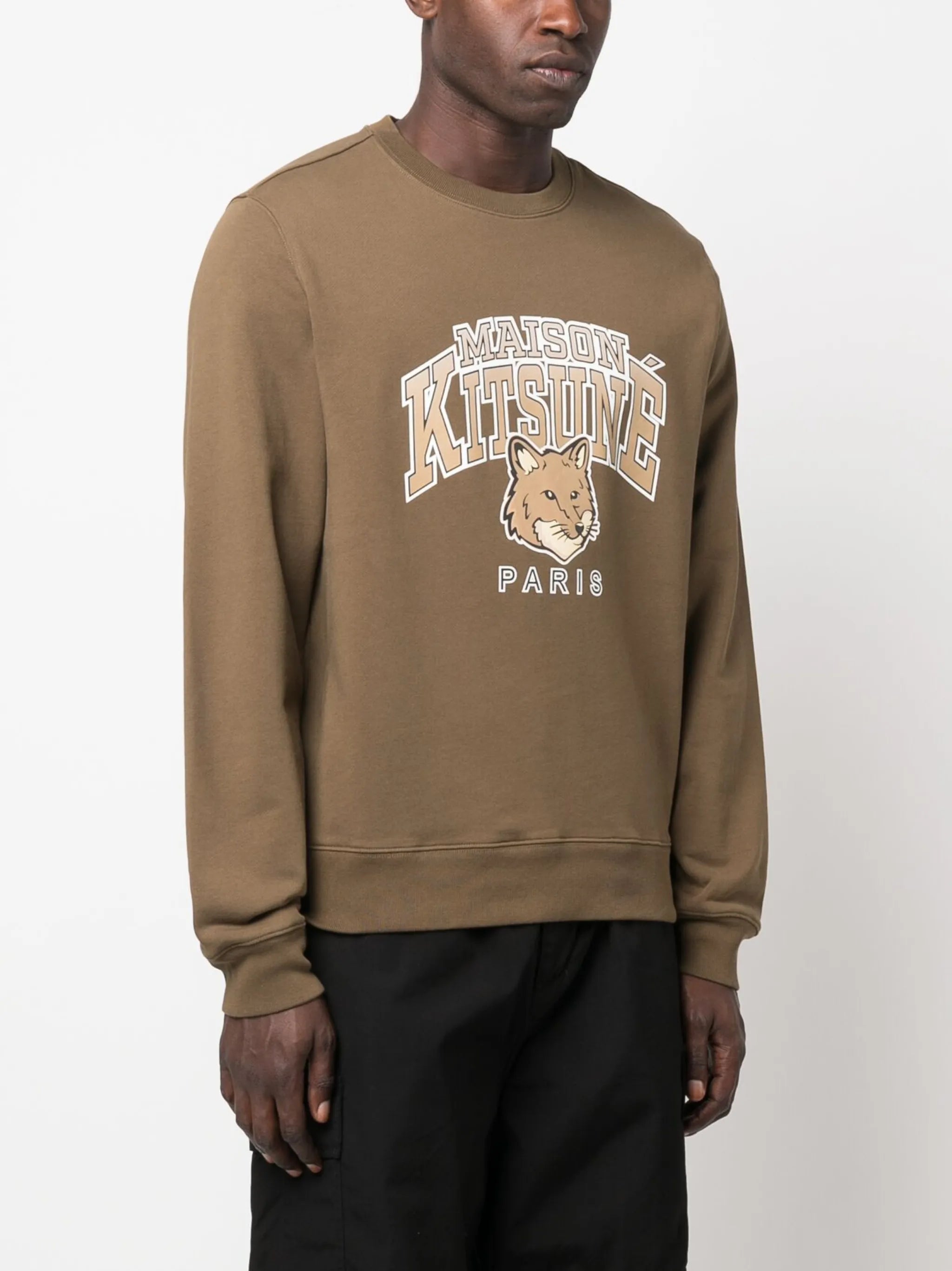logo-print cotton sweatshirt