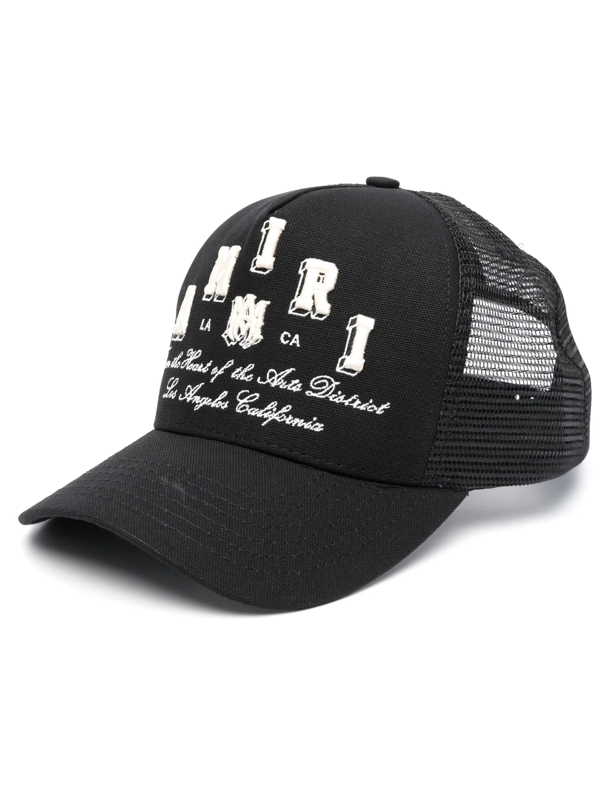 logo-embroidered cotton cap