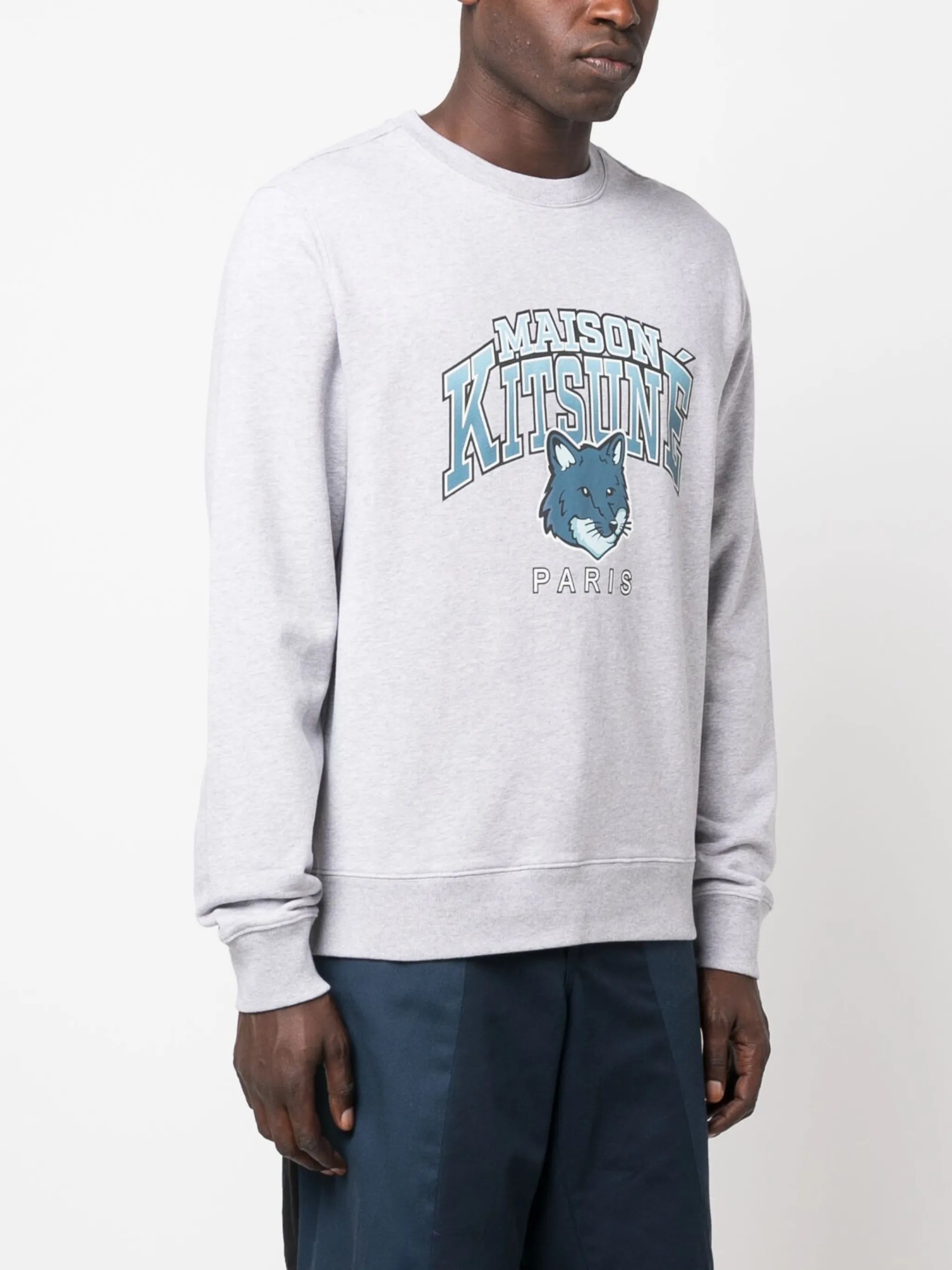 logo-print cotton sweatshirt