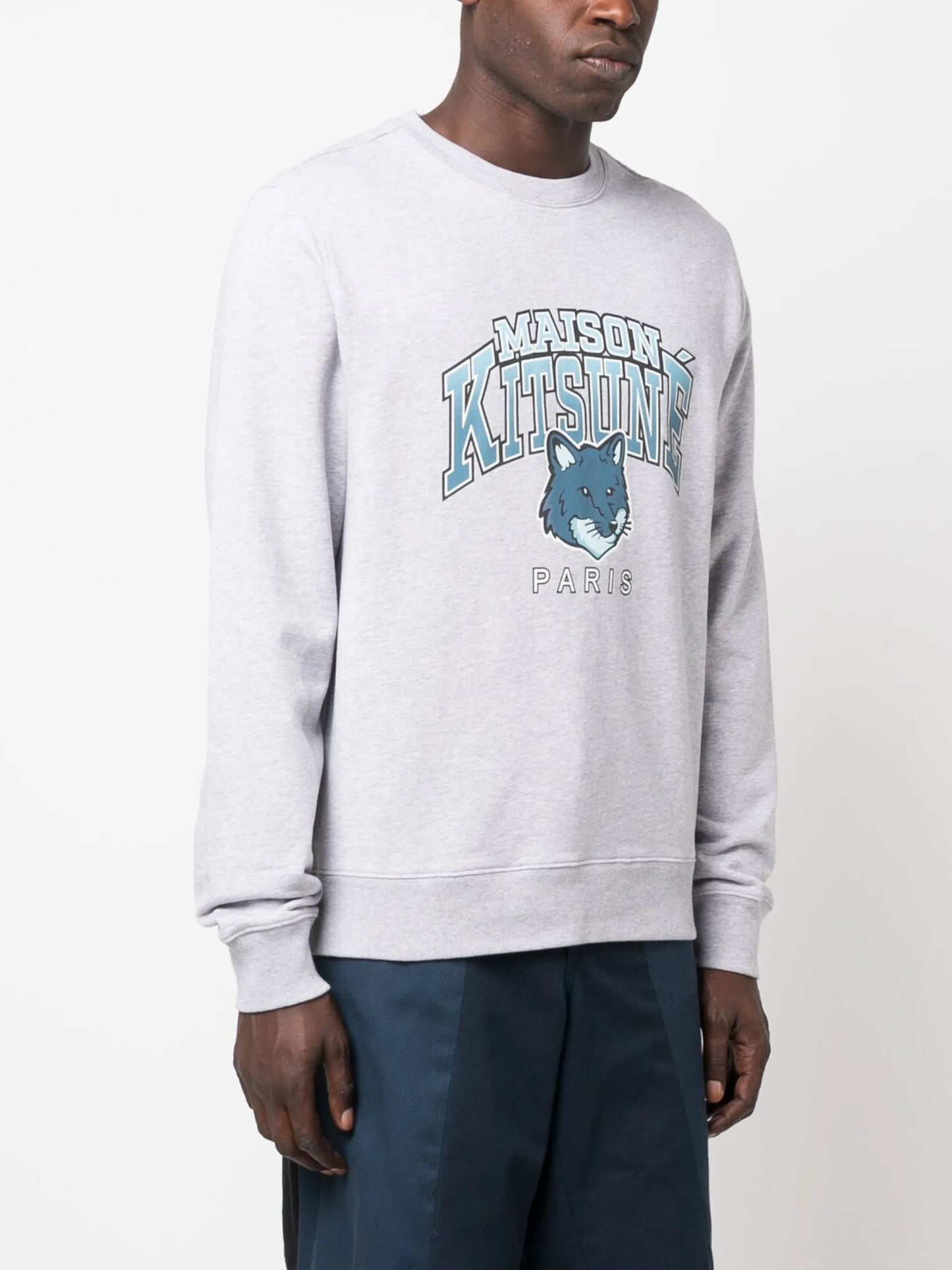 logo-print cotton sweatshirt