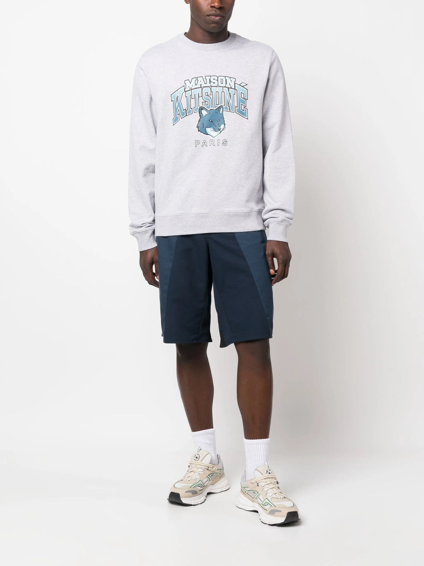 logo-print cotton sweatshirt