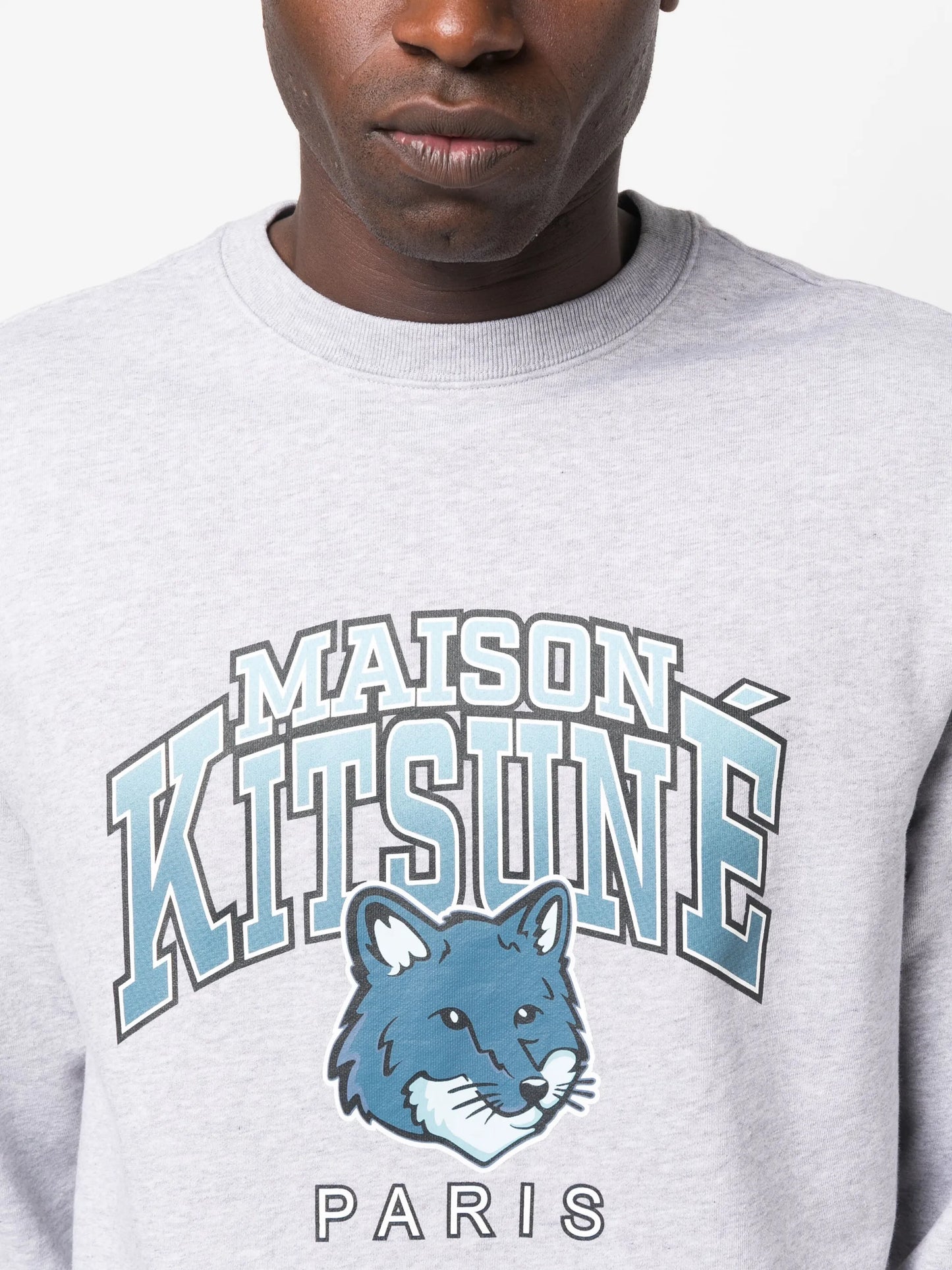 logo-print cotton sweatshirt