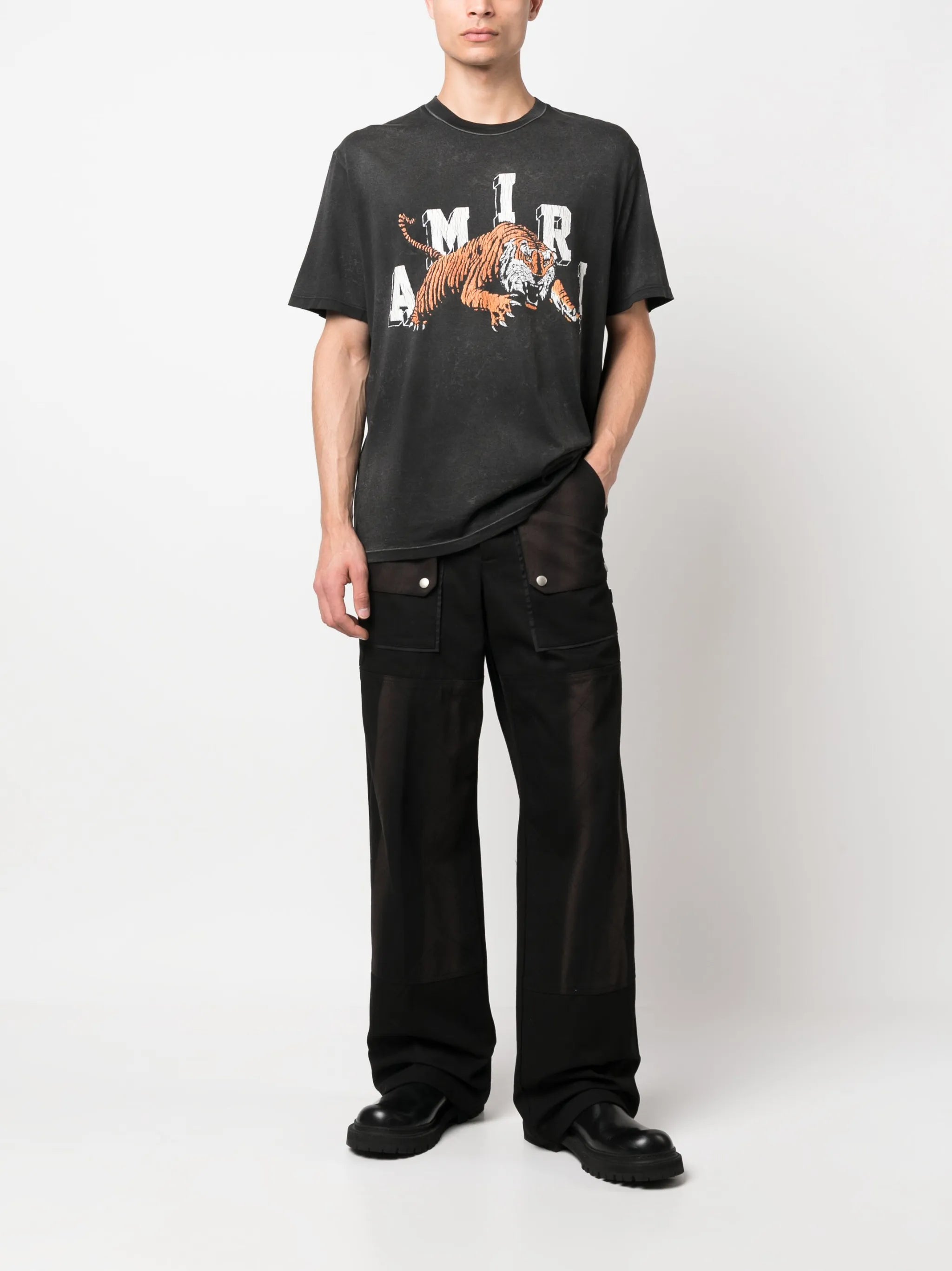 tiger-graphic T-shirt