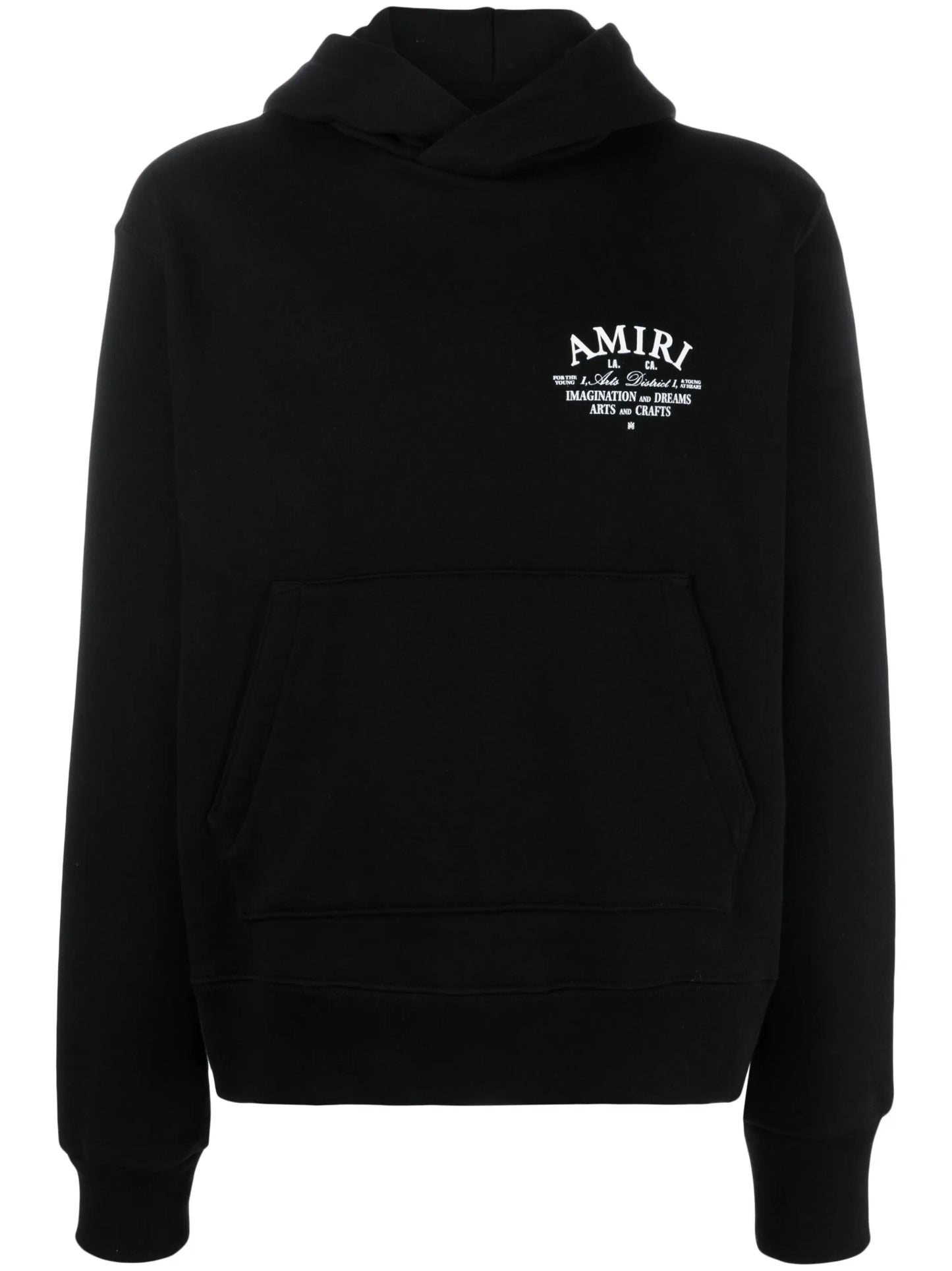 logo-print cotton hoodie