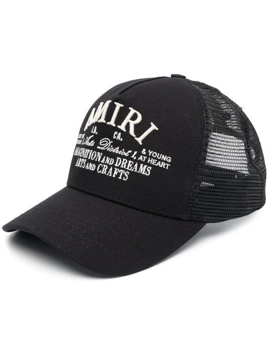 logo-embroidered cotton cap