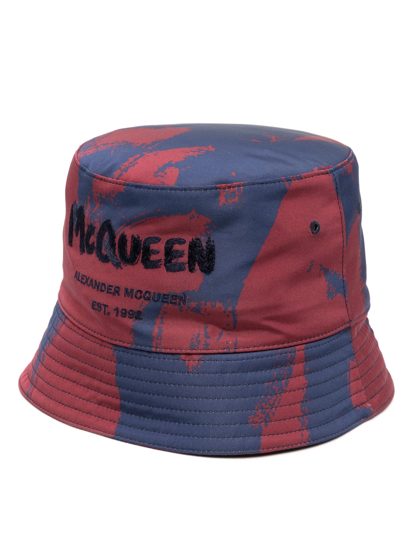 Graffiti-print bucket hat