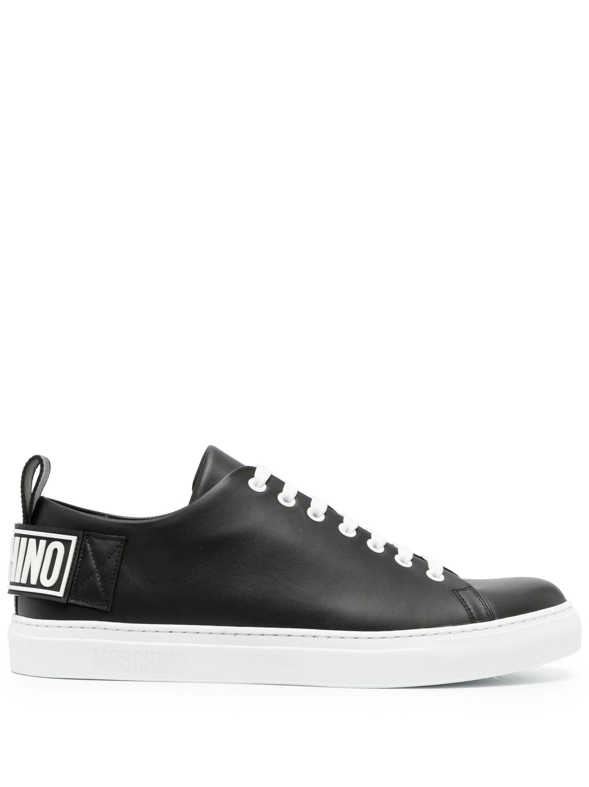 logo-patch low-top sneakers
