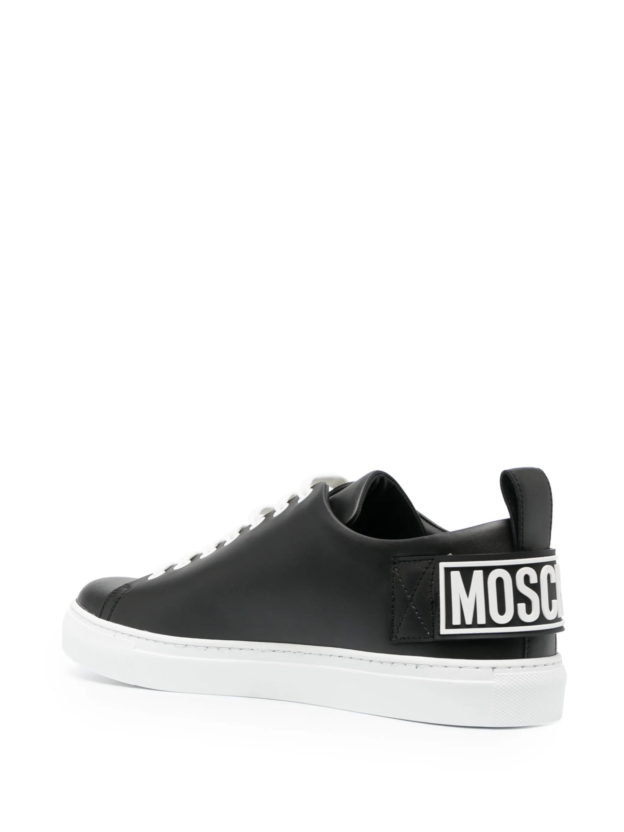 logo-patch low-top sneakers