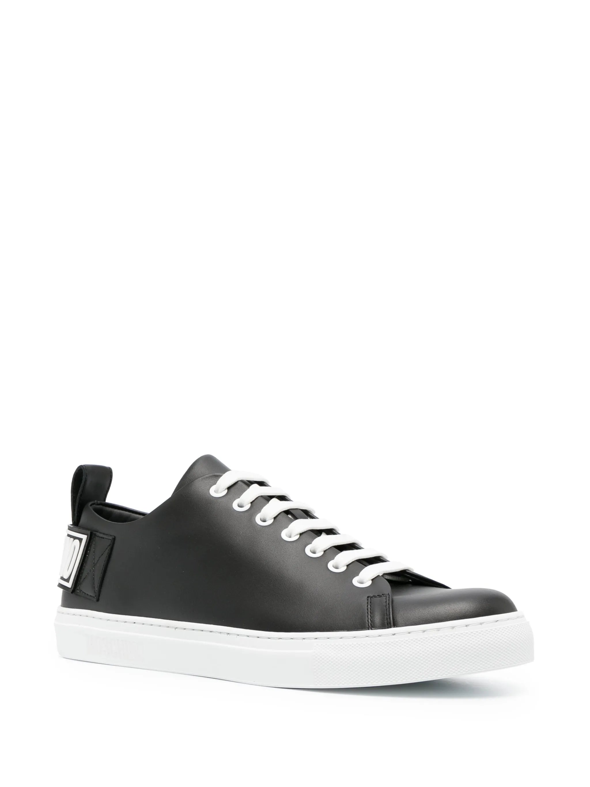 logo-patch low-top sneakers
