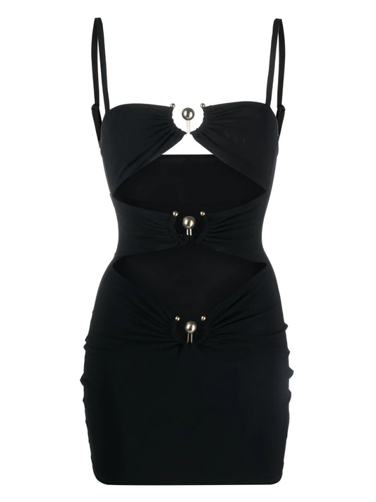 cut-out mini beach dress
