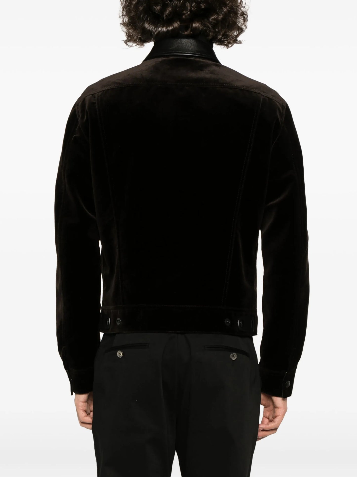 classic-collar cotton jacket