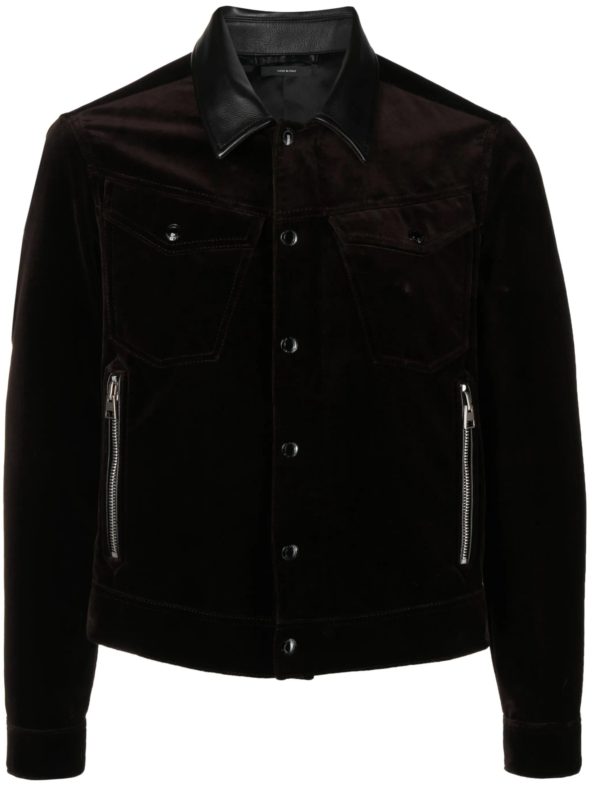 classic-collar cotton jacket