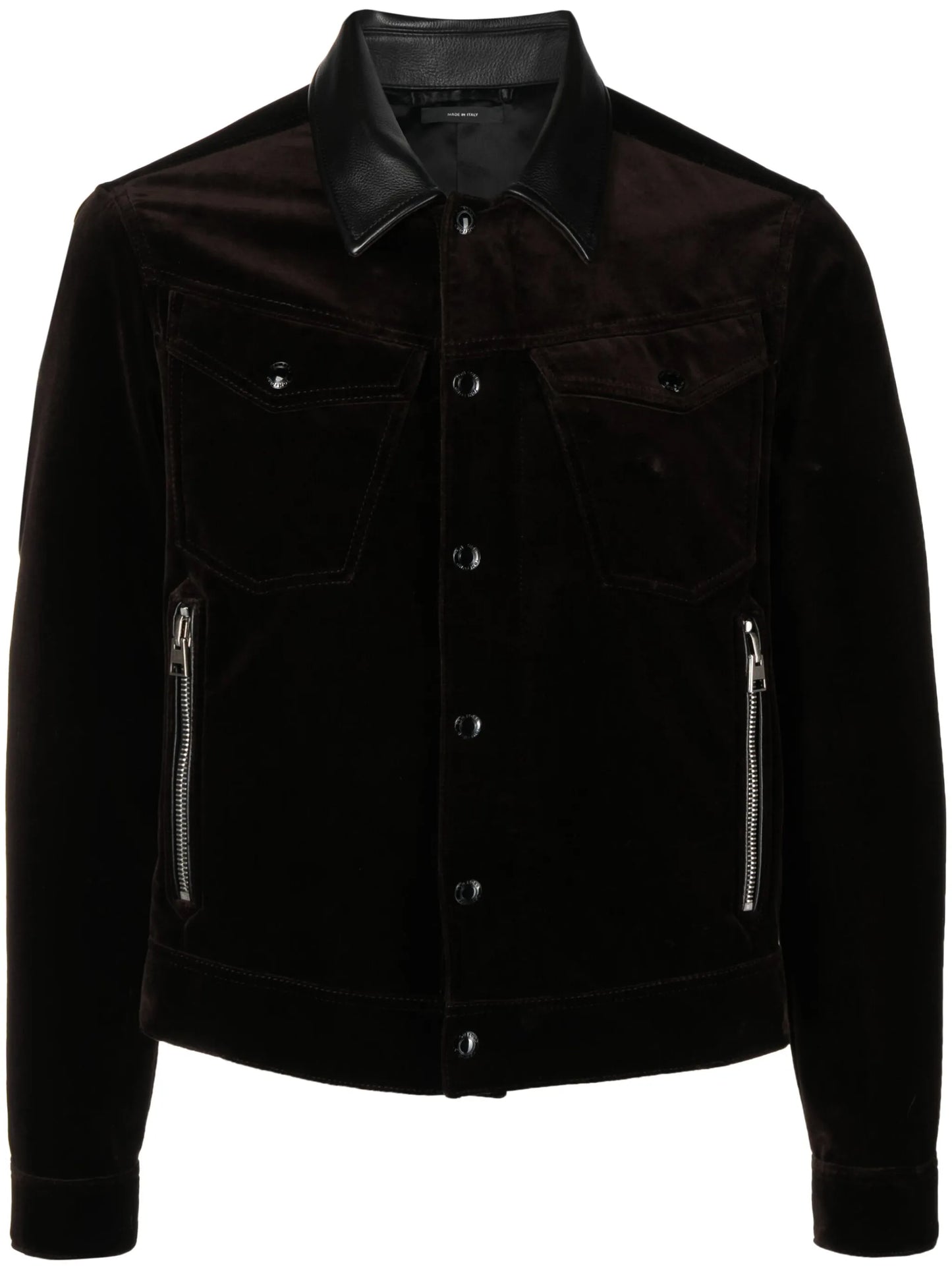 classic-collar cotton jacket