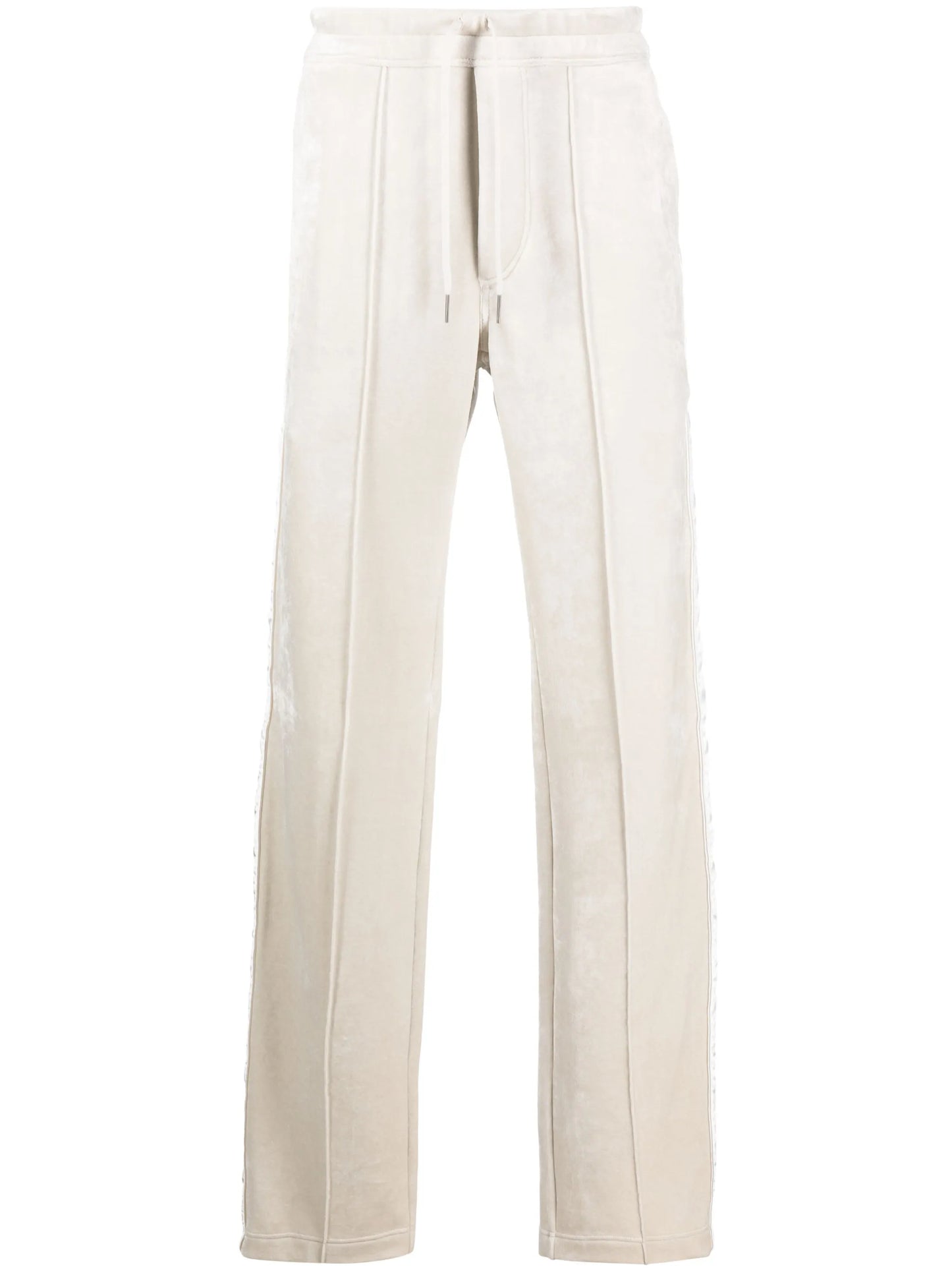 drawstring velour track pants
