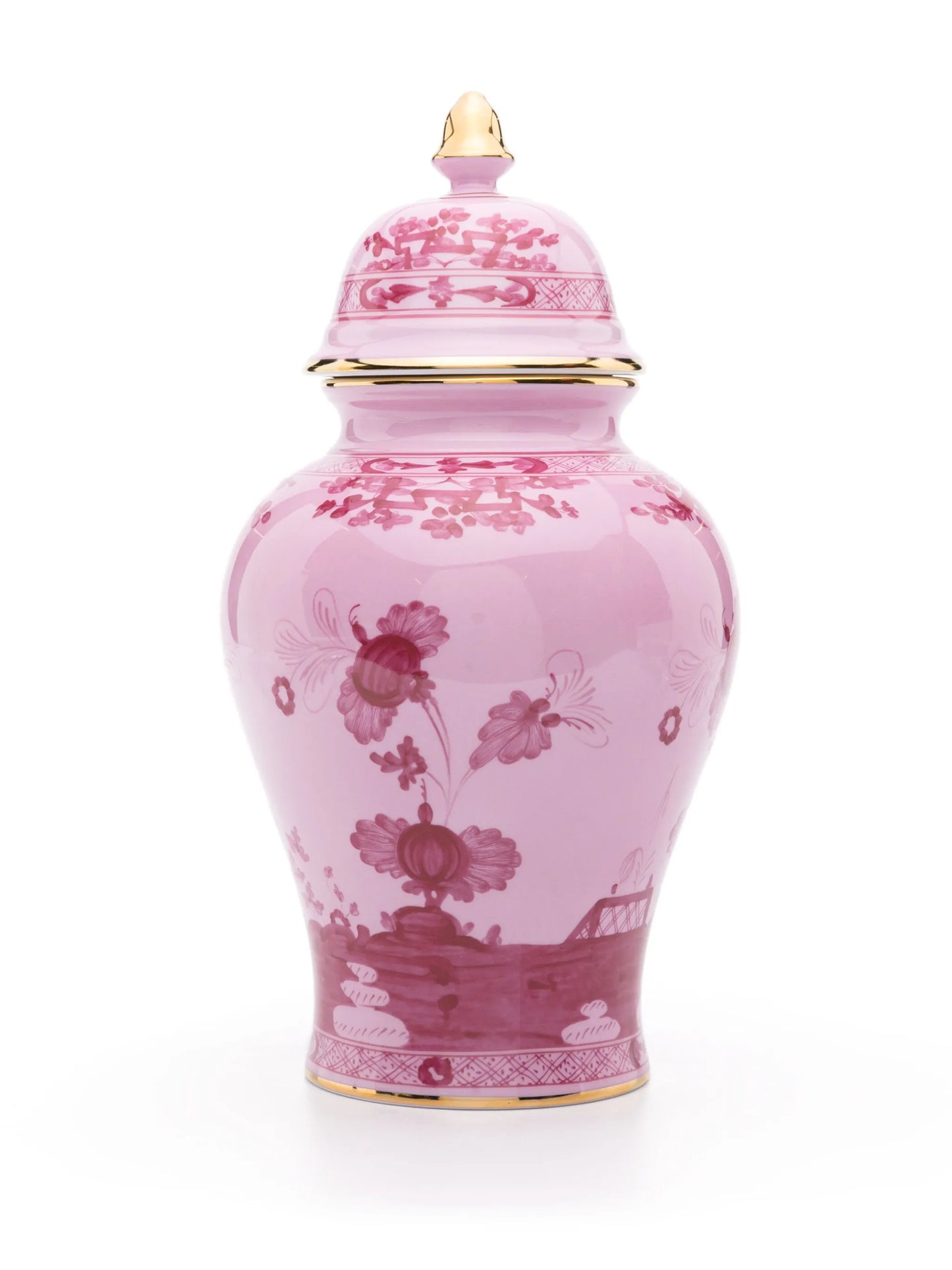 Oriente Italiano potiche vase with cover (31cm)