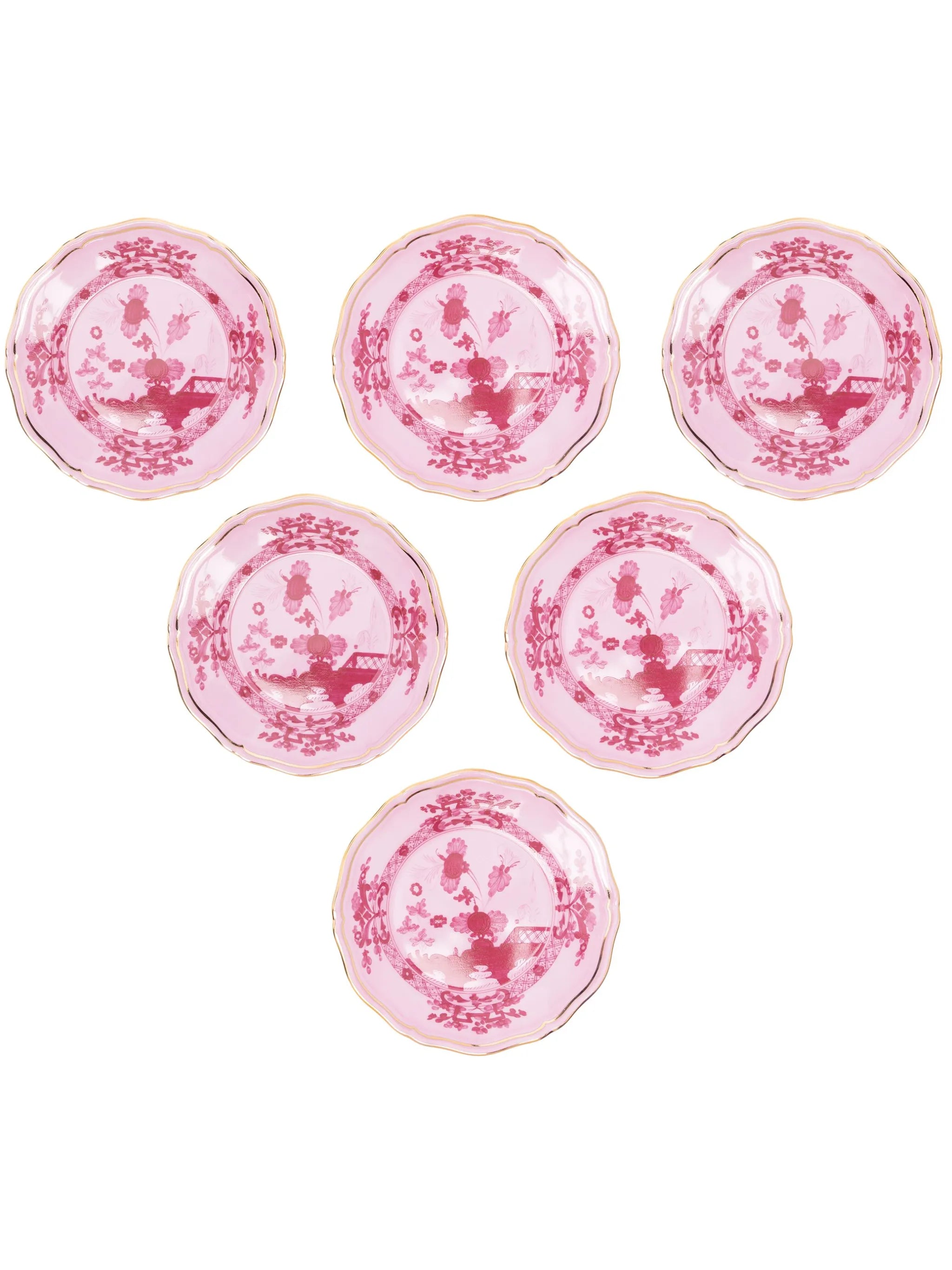 Oriente Italiano bread plate set (6-person setting)