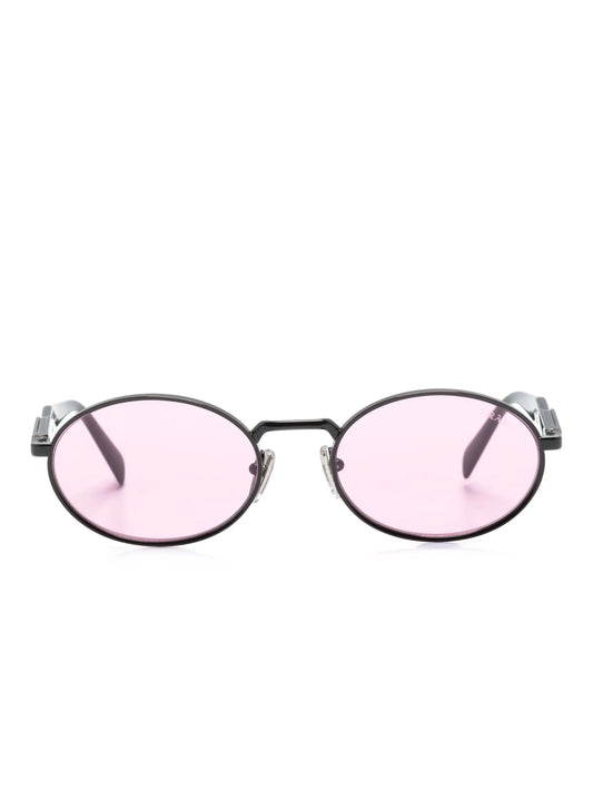 round-frame tinted sunglasses