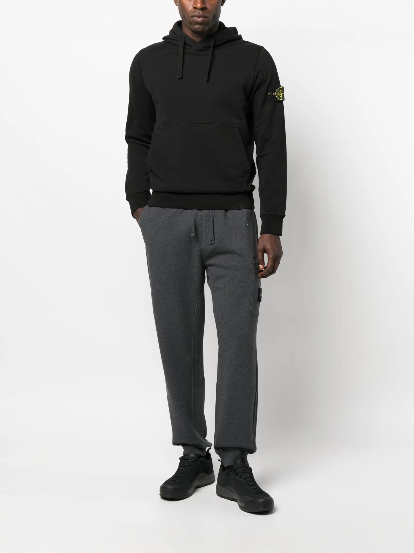 logo-patch track trousers