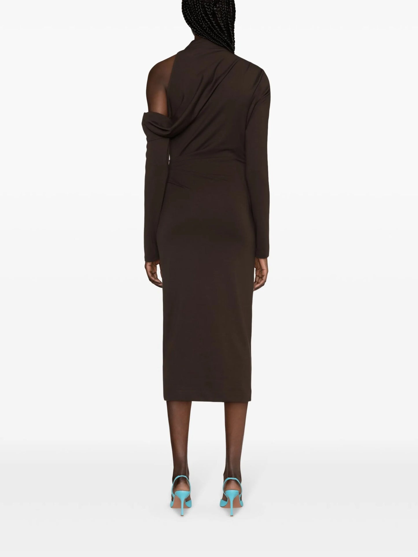 Teresa asymmetric midi dress