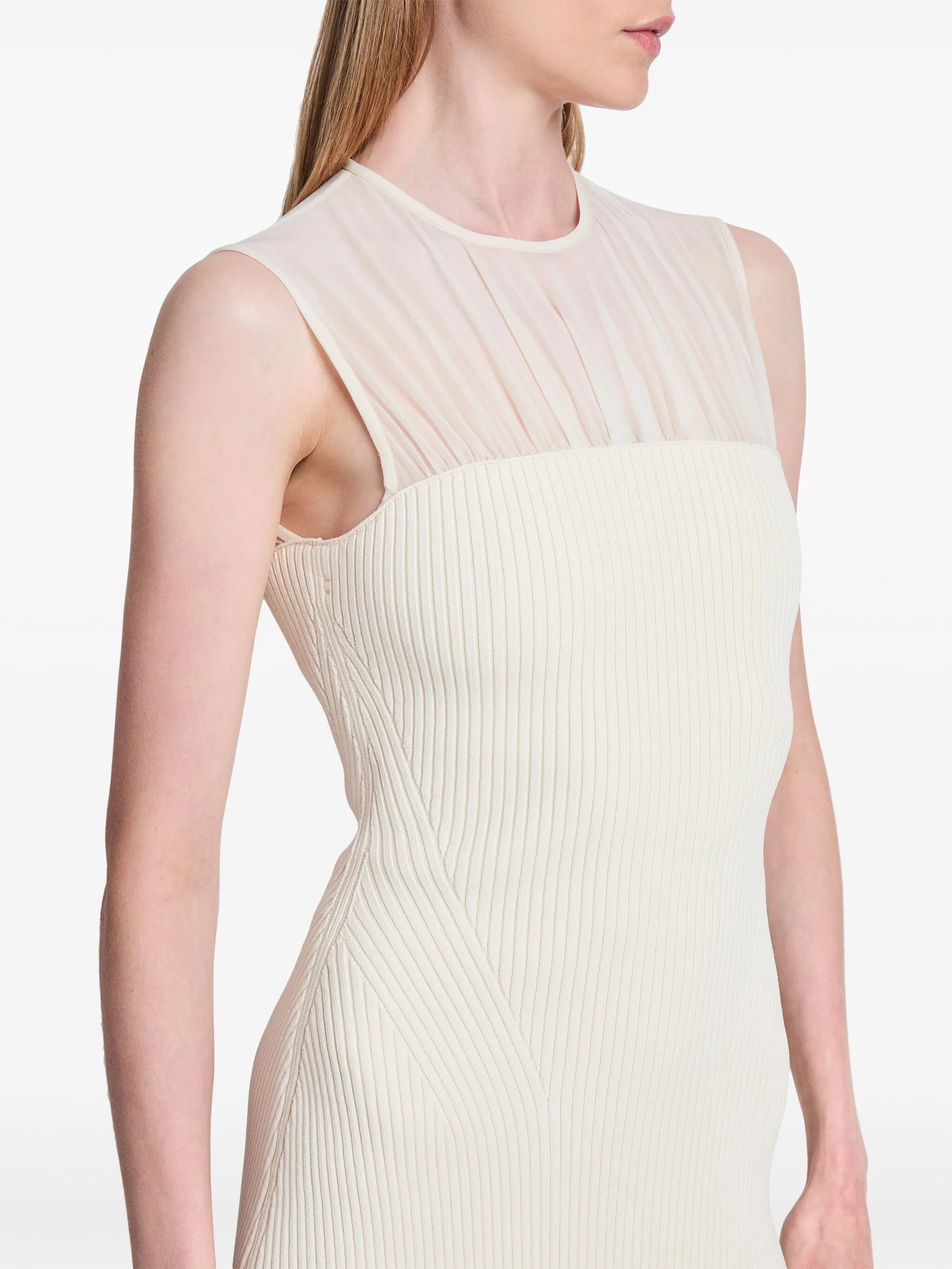 Niki semi-sheer dress