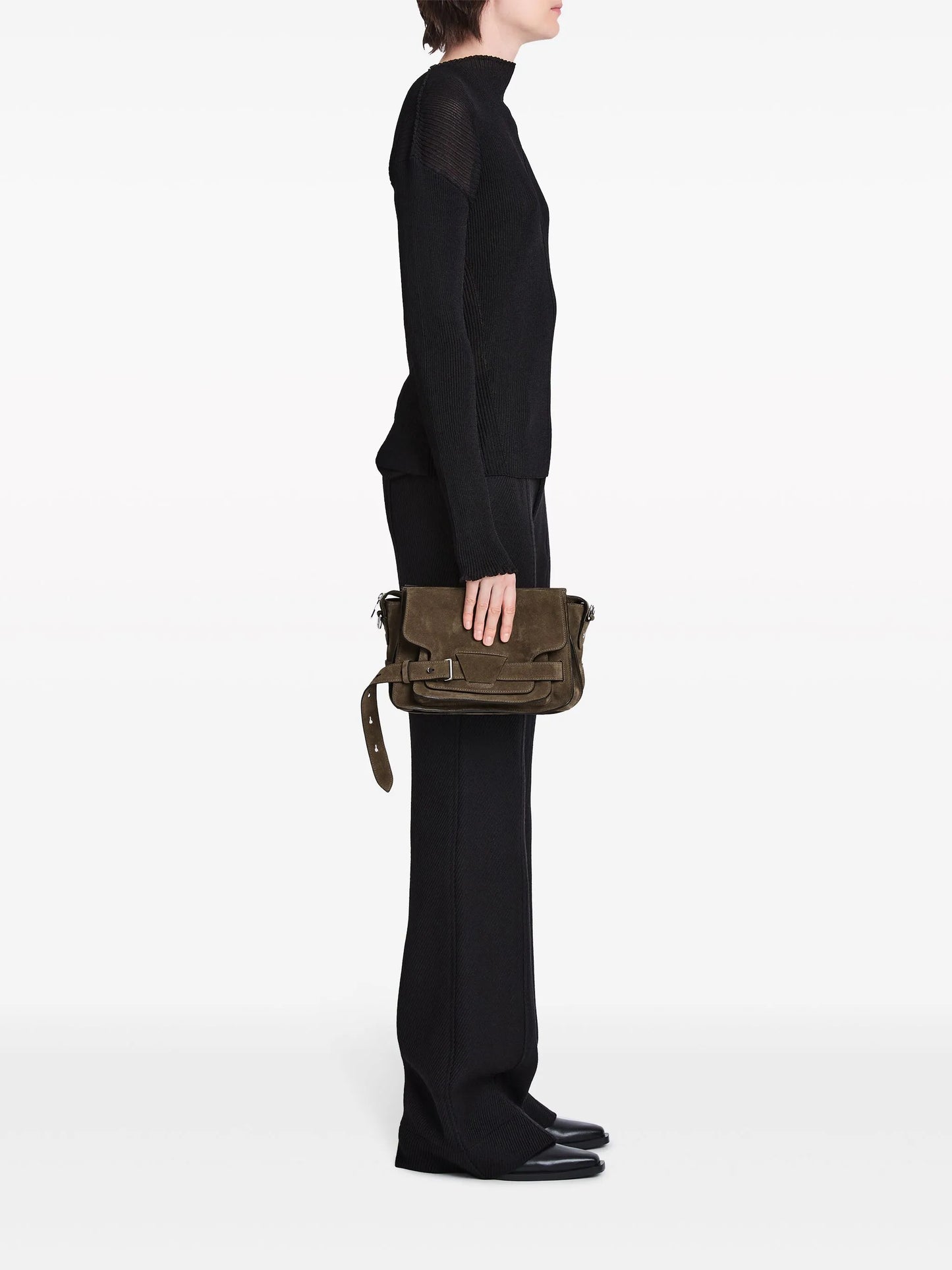 Beacon suede bag