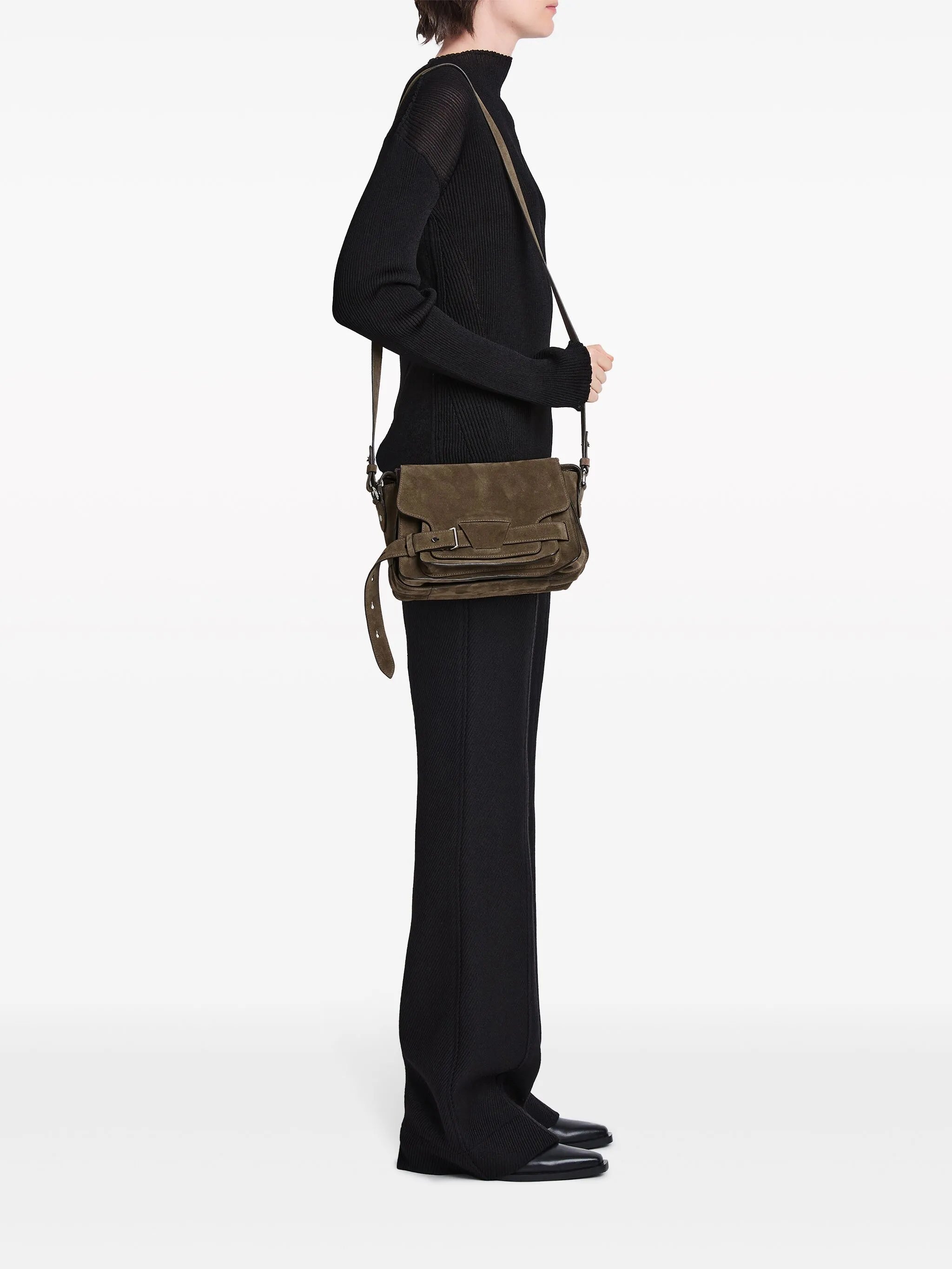 Beacon suede bag