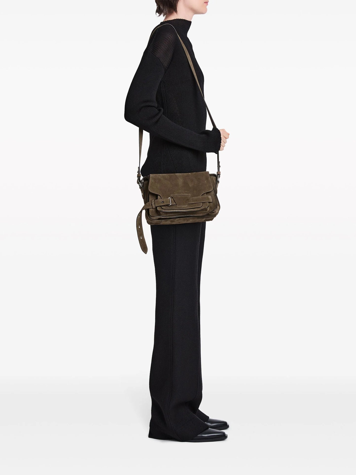 Beacon suede bag