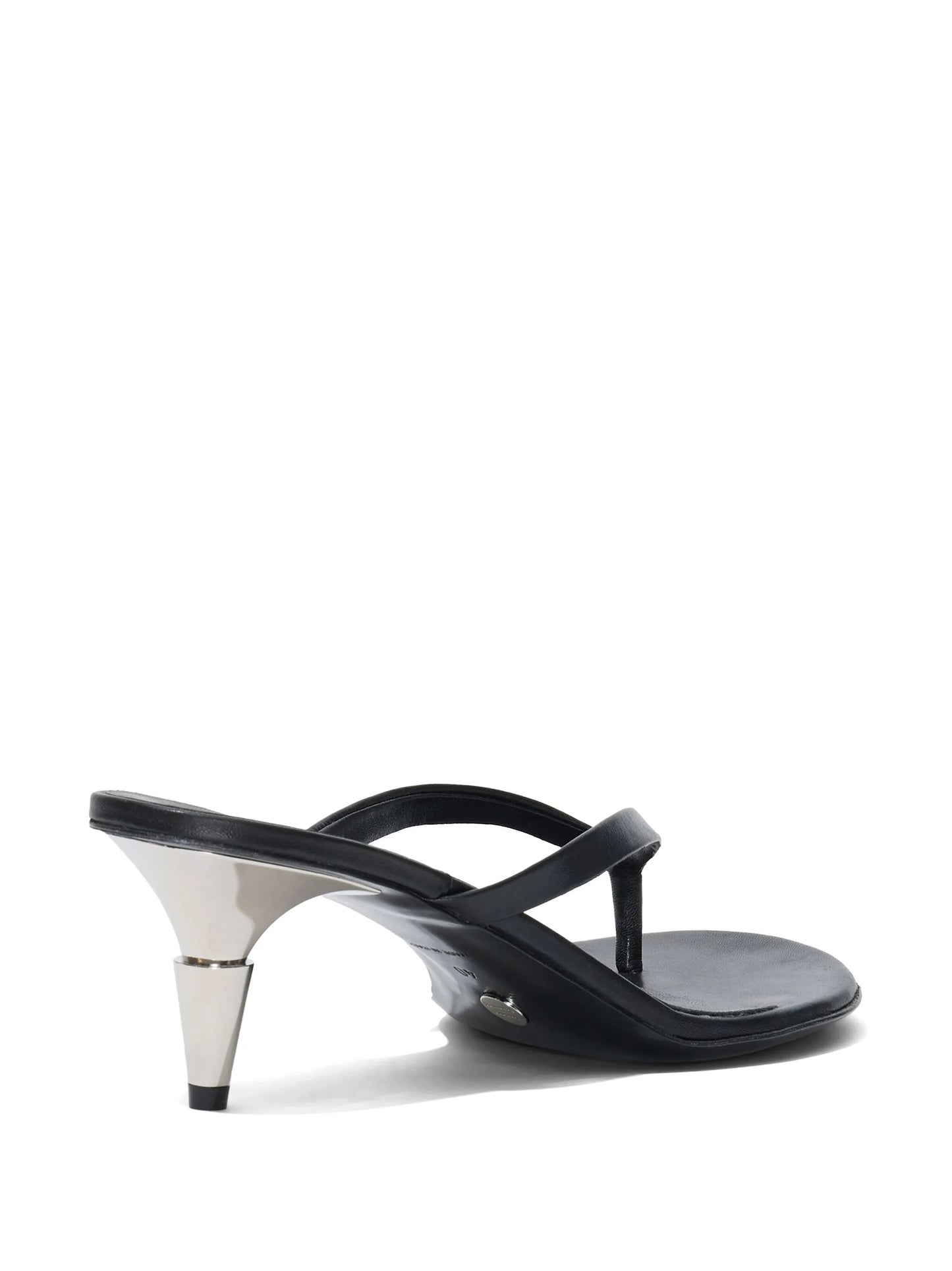 Spike 65mm leather thong sandals