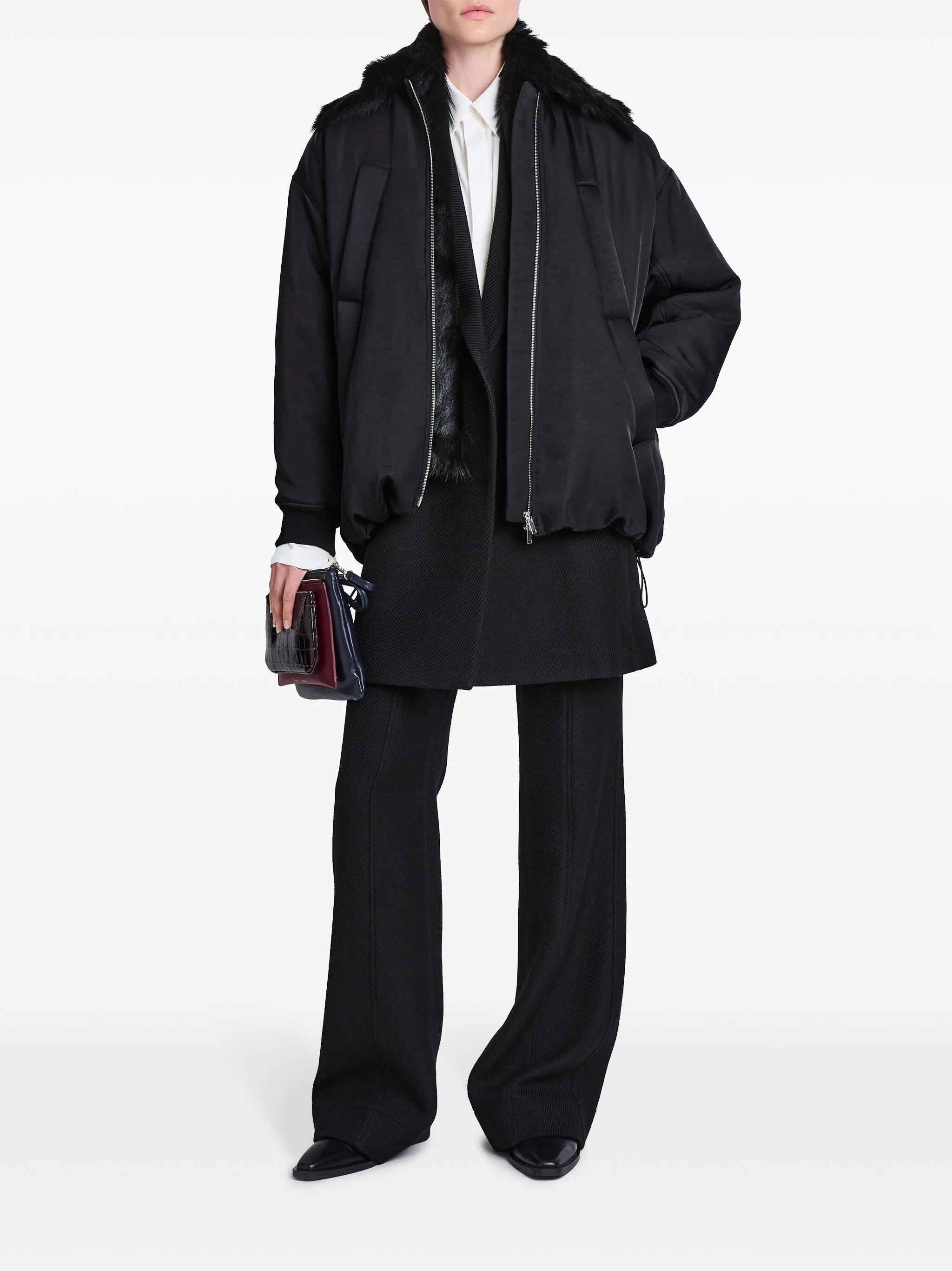 Ray twill bomber jacket
