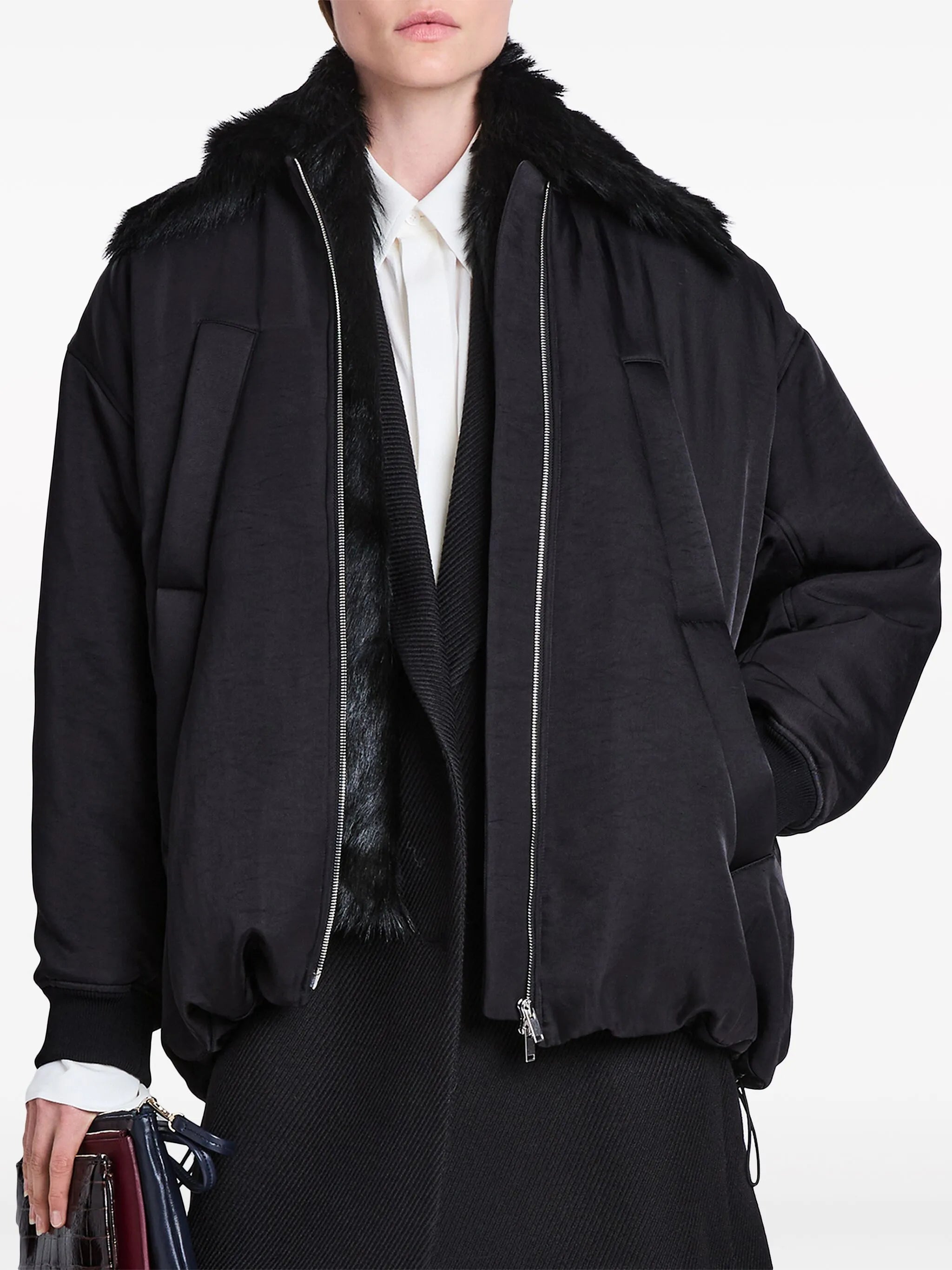 Ray twill bomber jacket