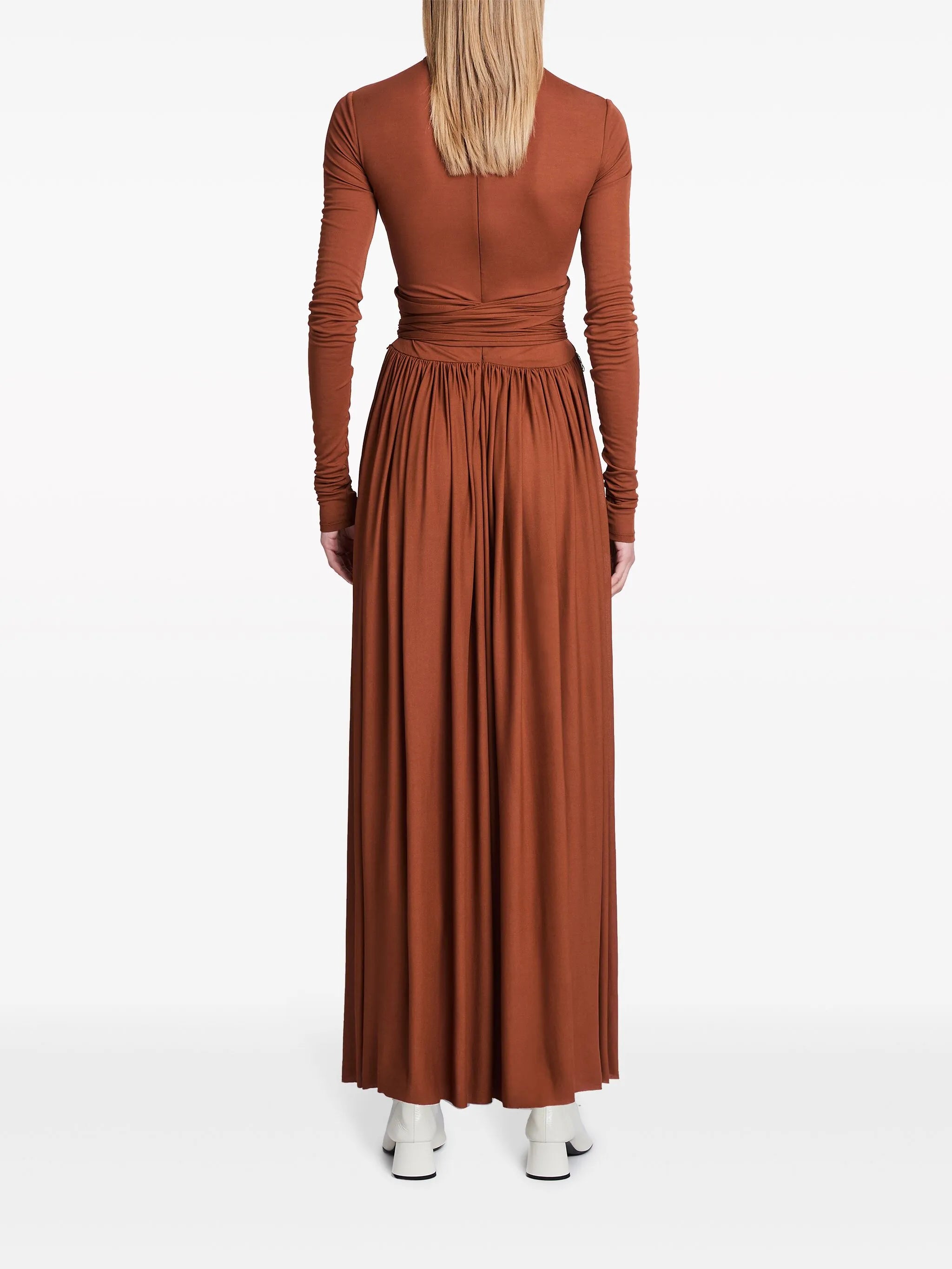 Meret tie-detail maxi dress