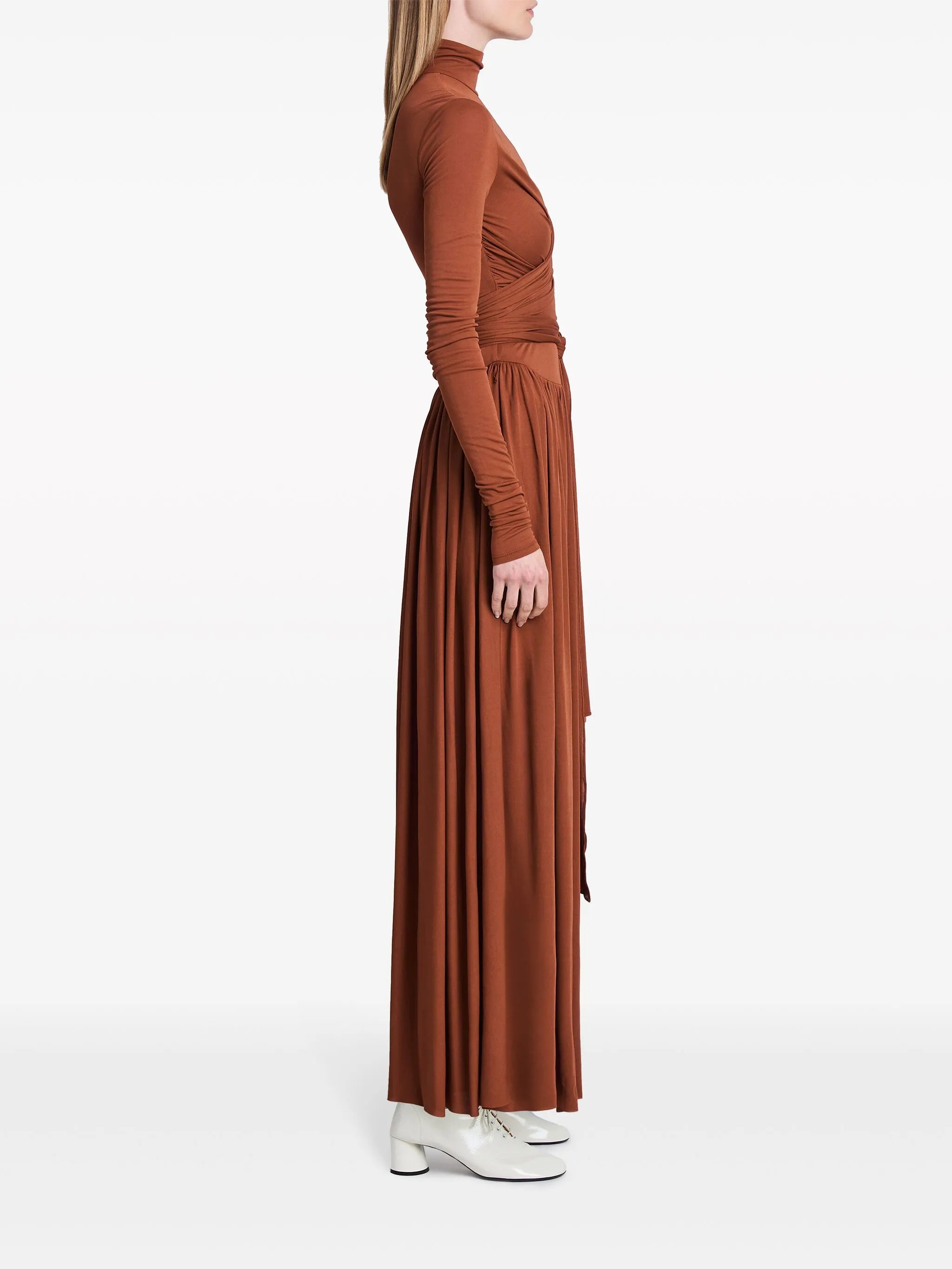 Meret tie-detail maxi dress