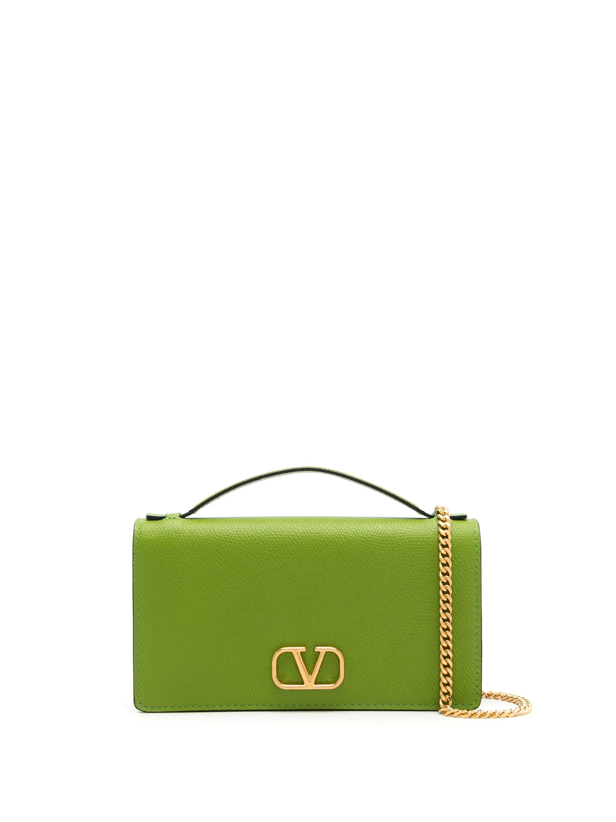 VLogo Signature leather wallet-on-chain