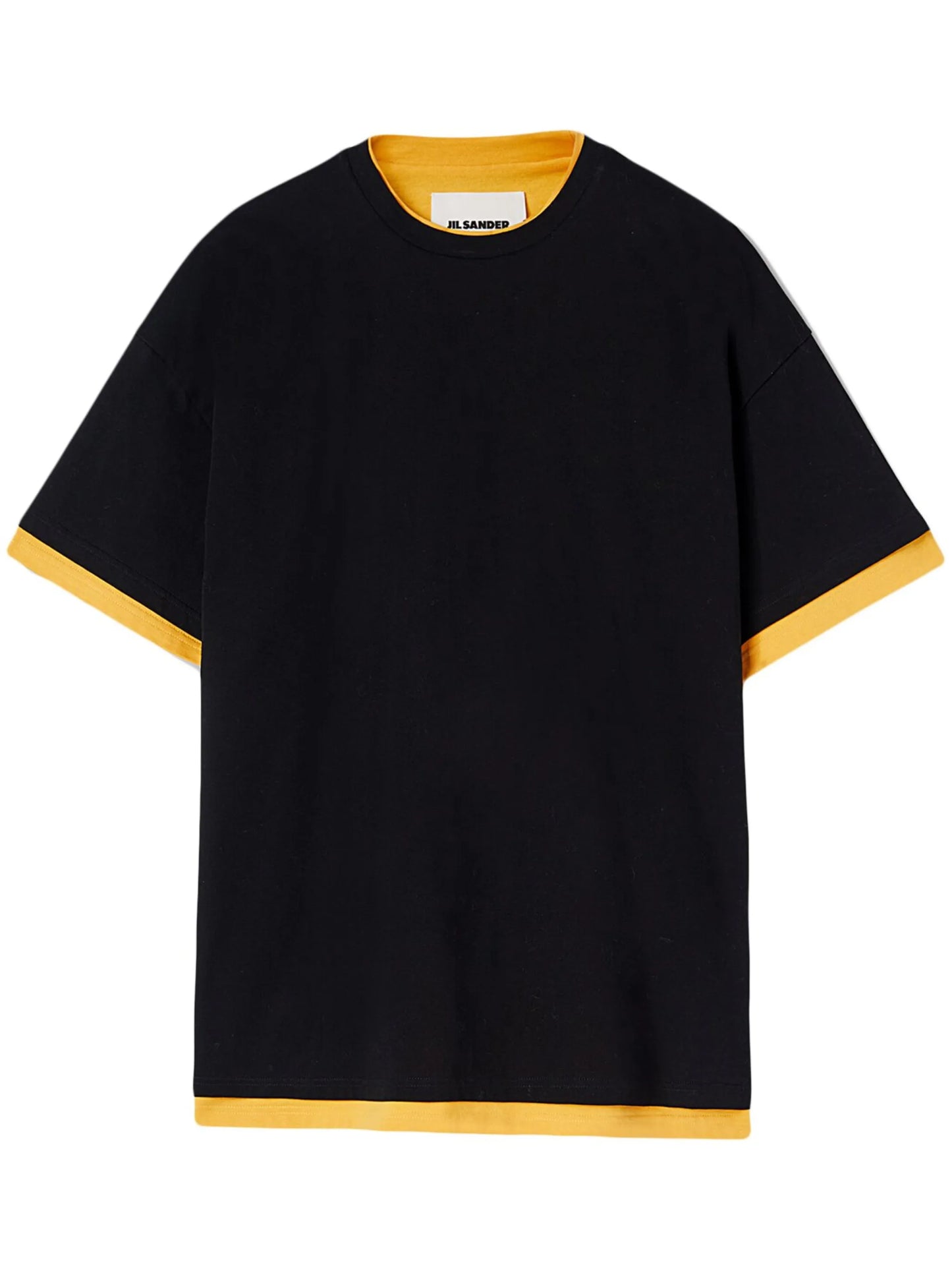 logo-print two-tone T-shirt