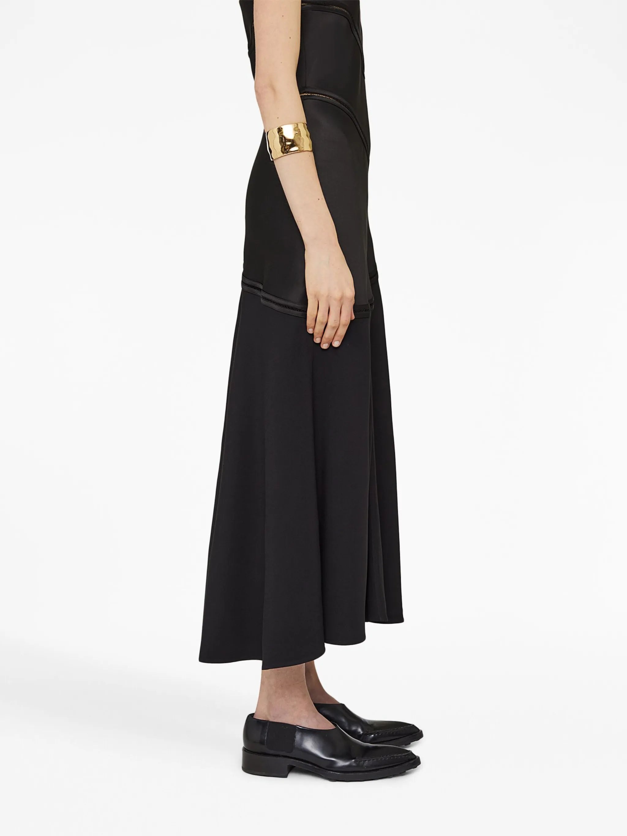 panelled sleeveless dress