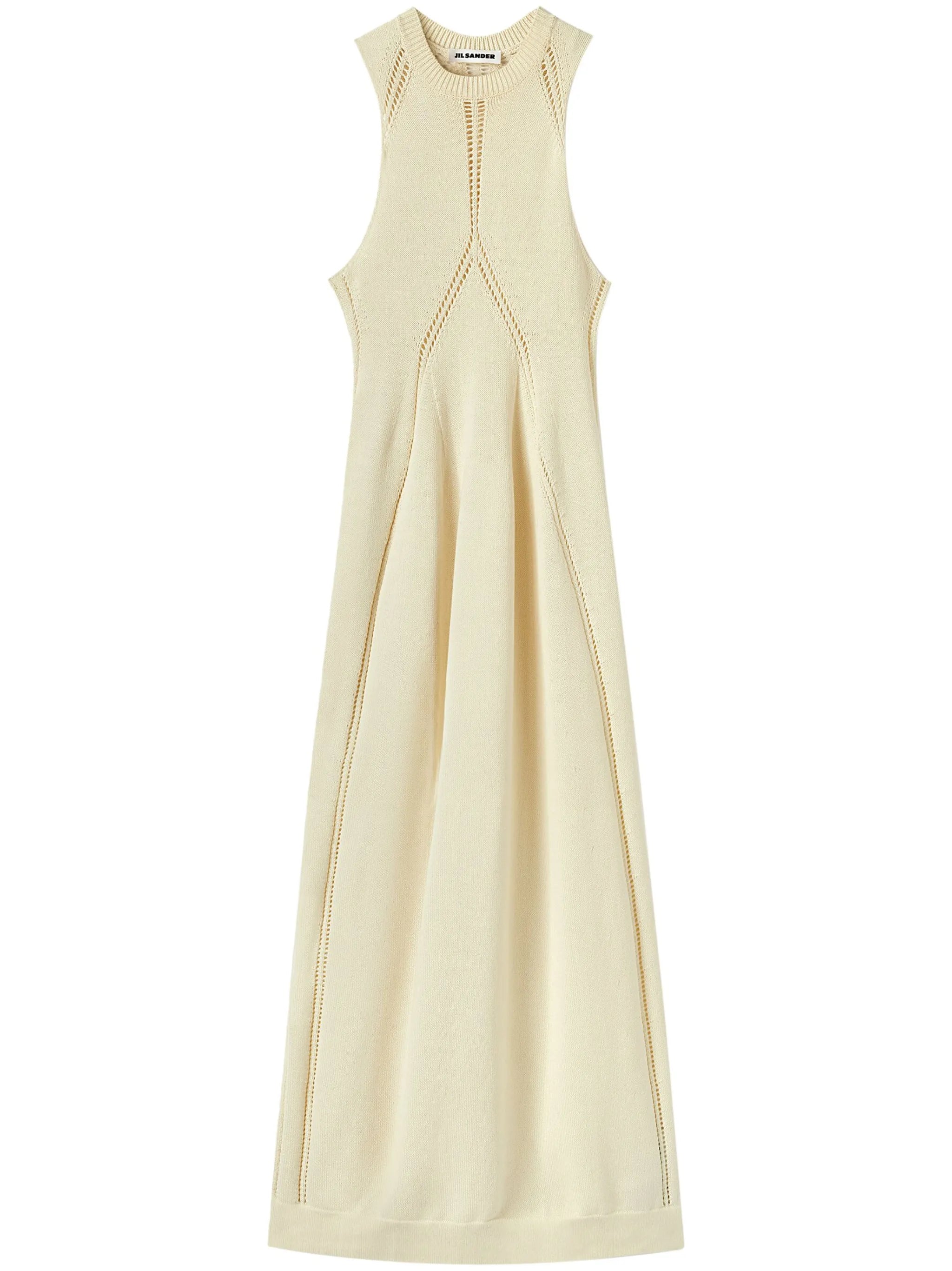cut-out sleeveless midi dress