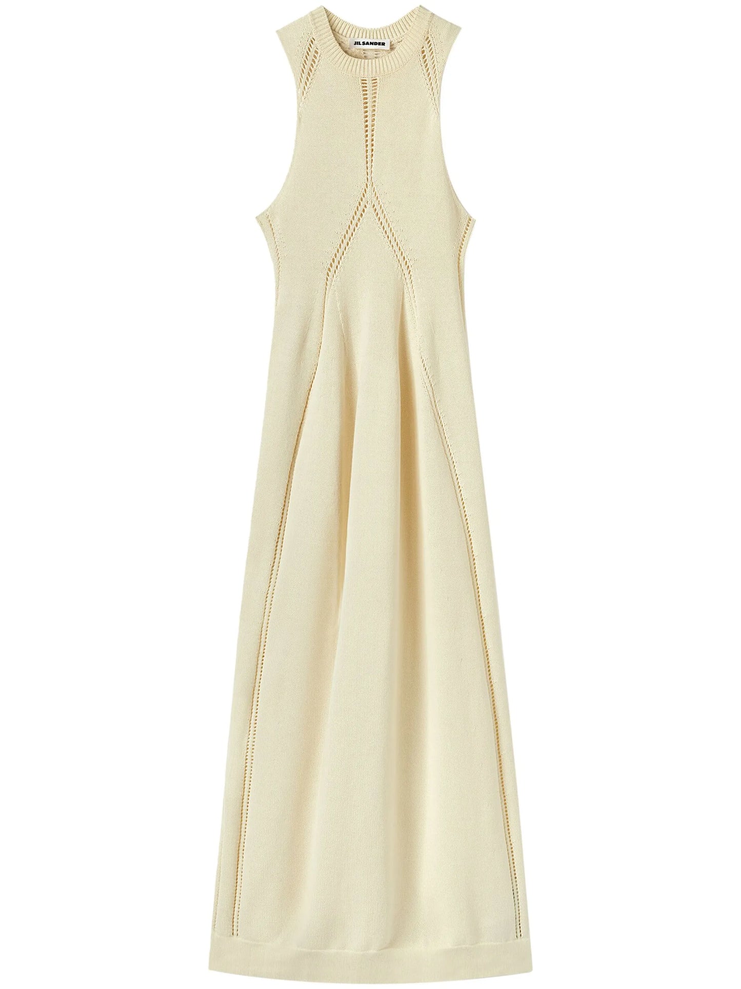 cut-out sleeveless midi dress