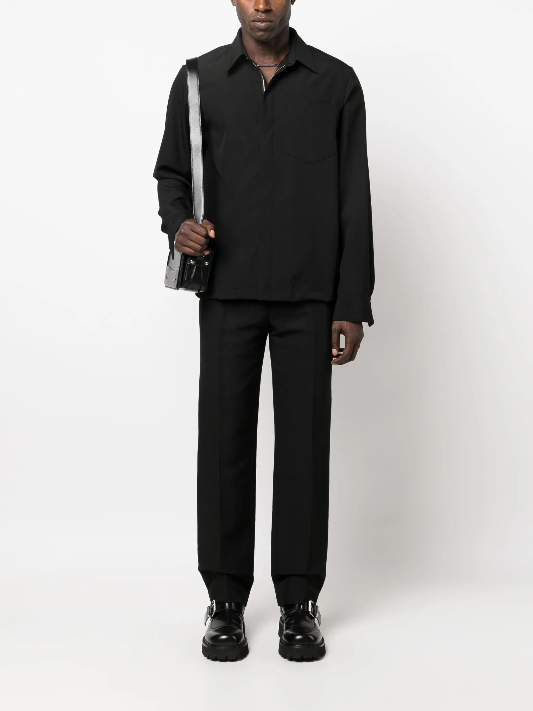 Corran zip-up shirt